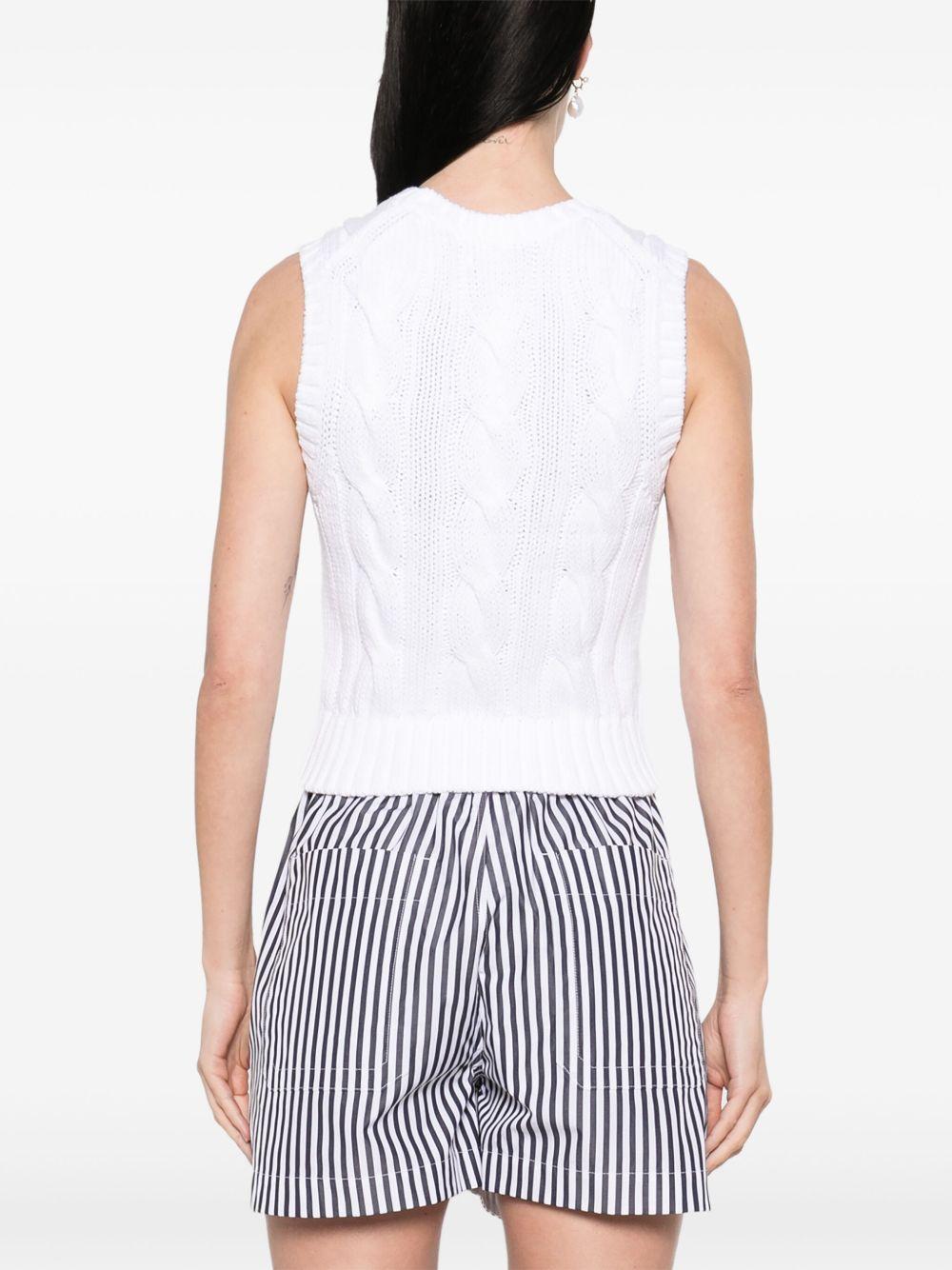 cable-knit vest Product Image