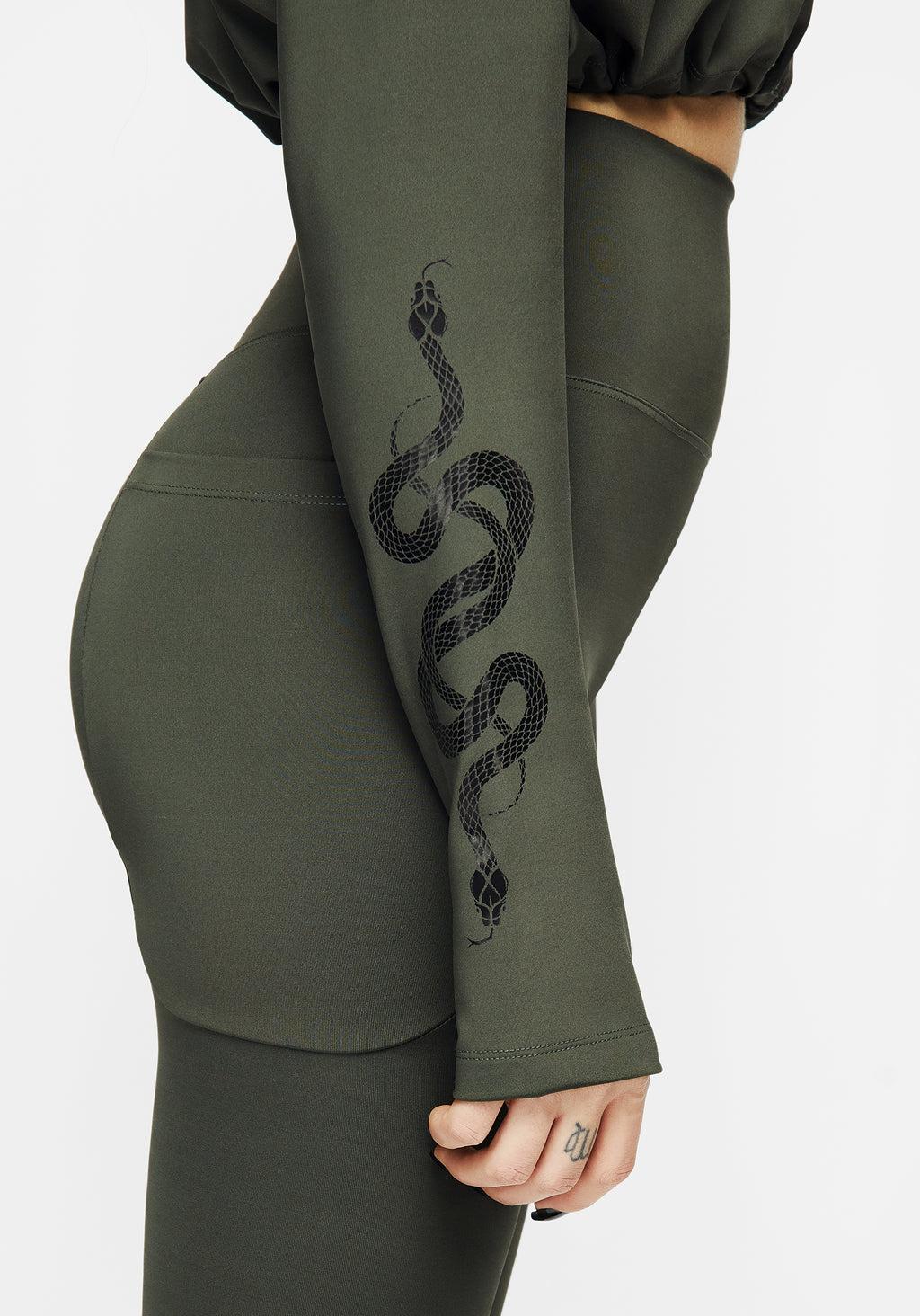 Venin Snake Athleisure Crop Hoody Product Image