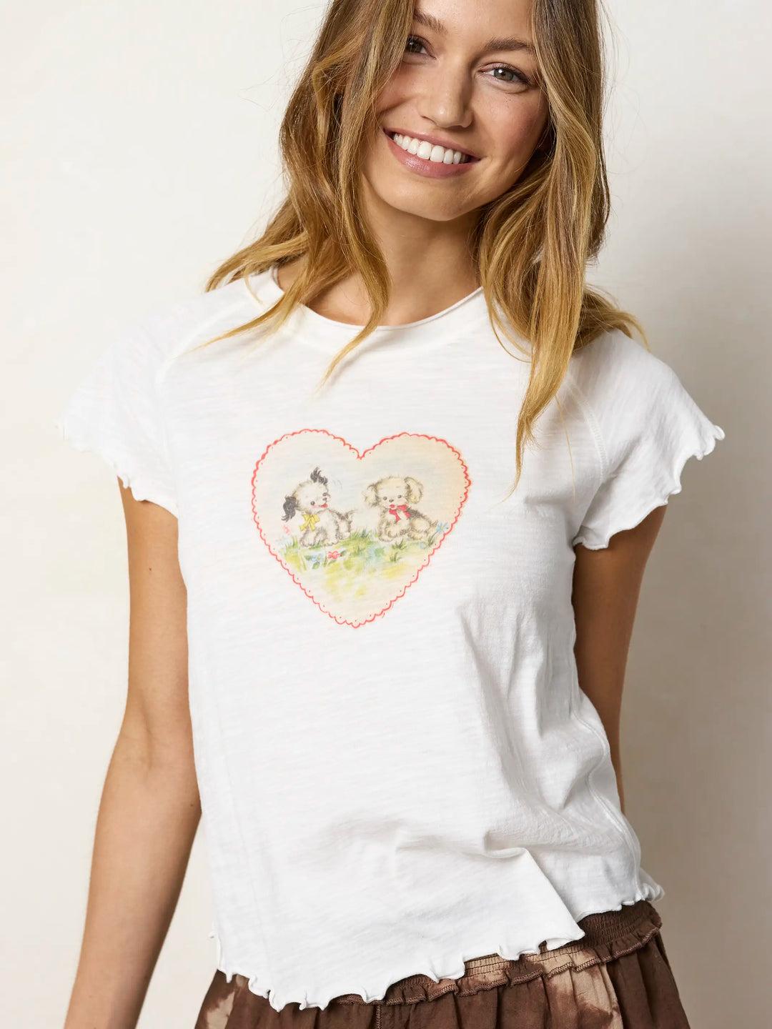 Lily Cotton Short Sleeve Tee Shirt Product Image