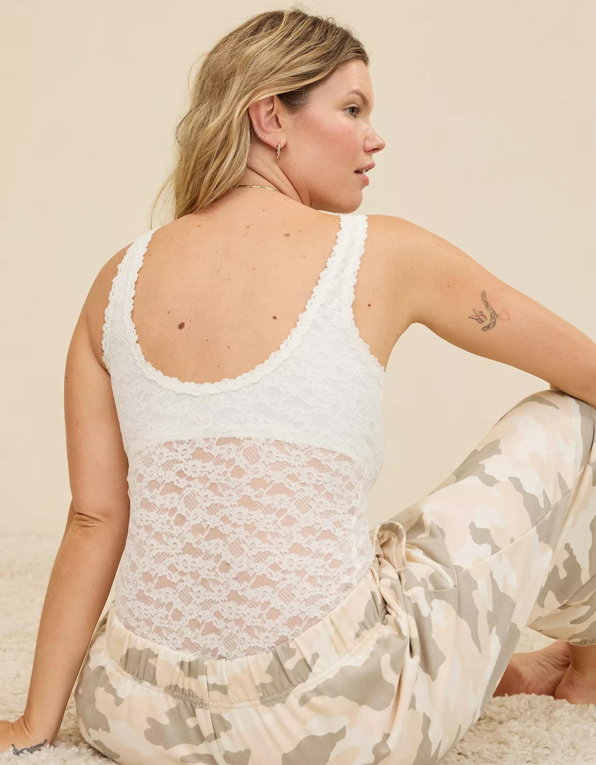 Show Off Vintage Lace Scoop Bodysuit Product Image