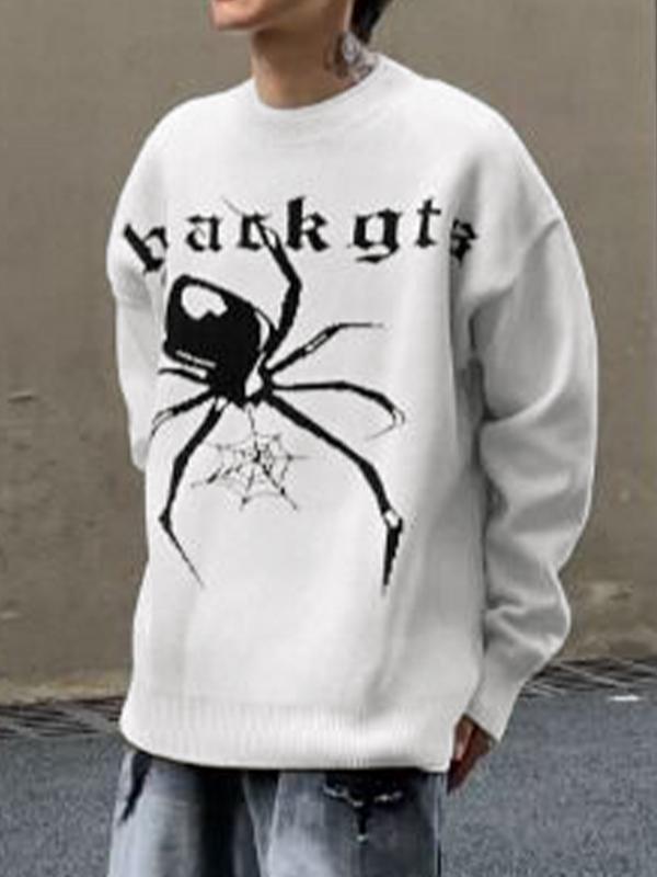 Men's Spider Print Sweater Product Image
