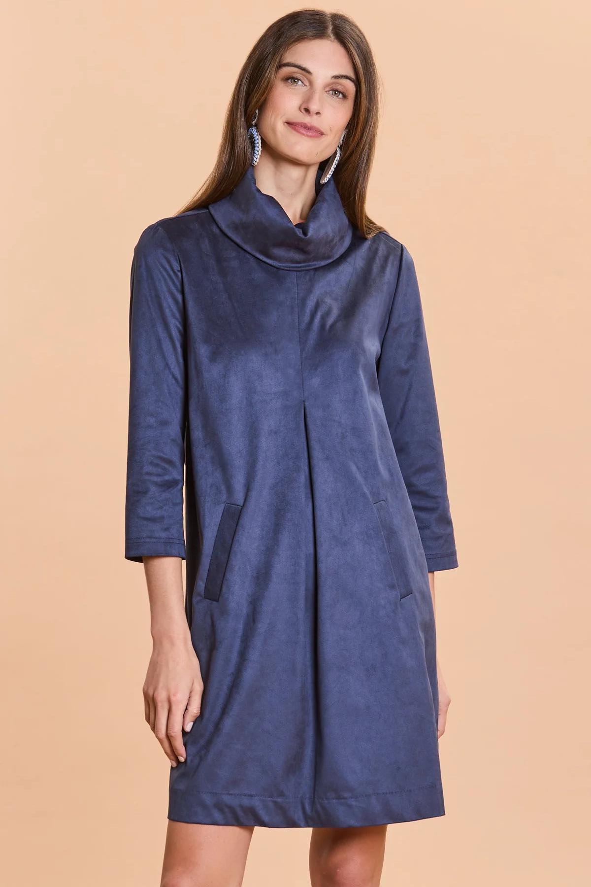 Kim Faux Suede Dress Product Image