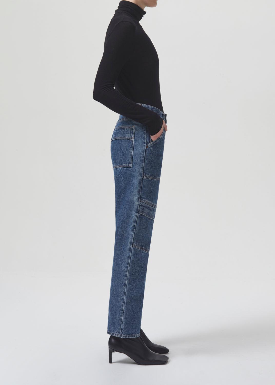 Agolde Cooper Cargo in Regulation Denim Pants Product Image