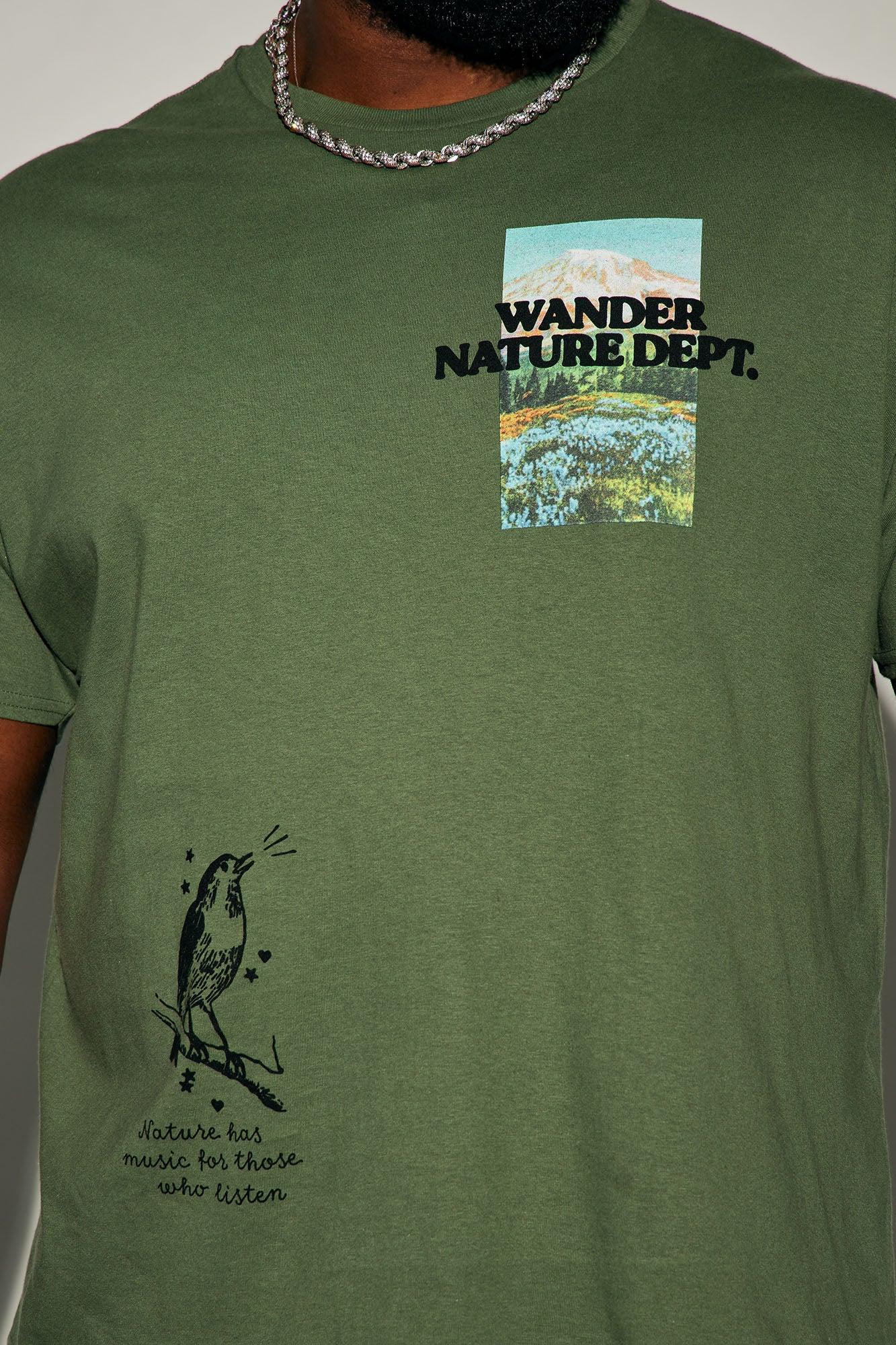 Wander Nature Dept. Short Sleeve Tee - Sage Product Image