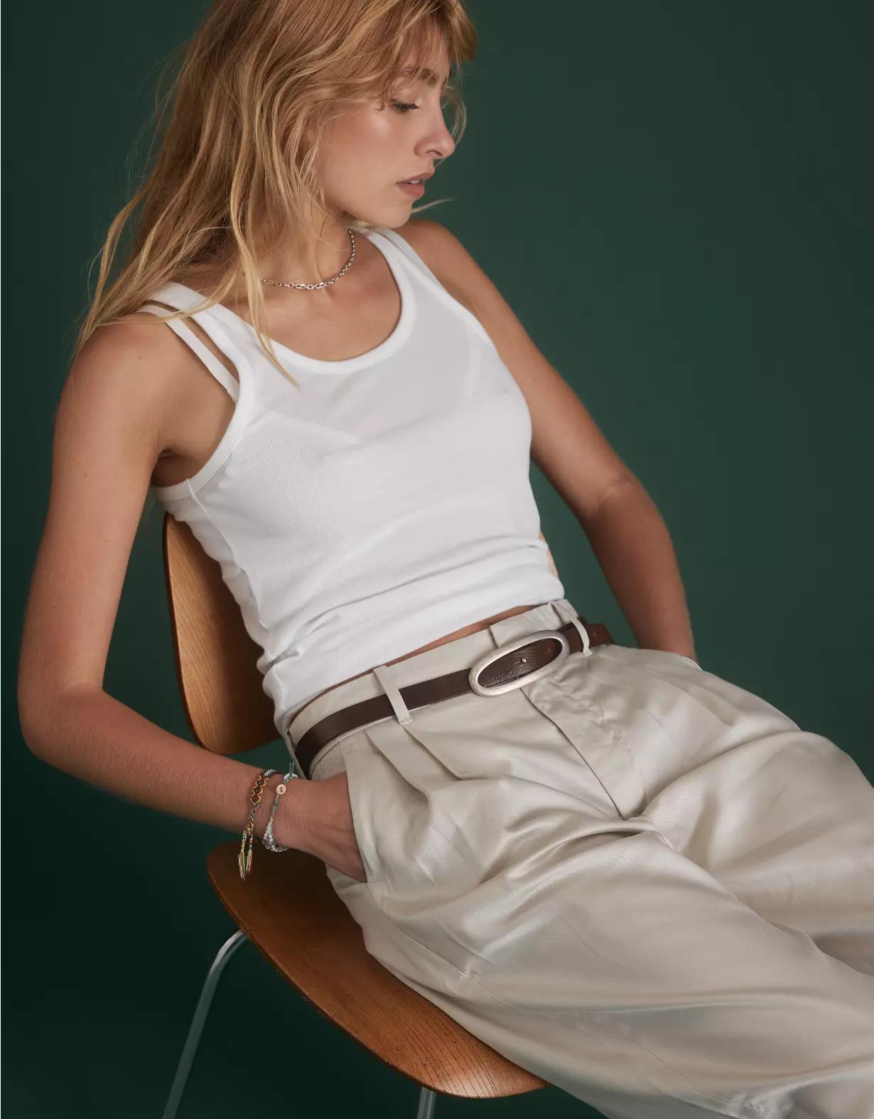 AE77 Premium Pleated Trouser Pant Product Image