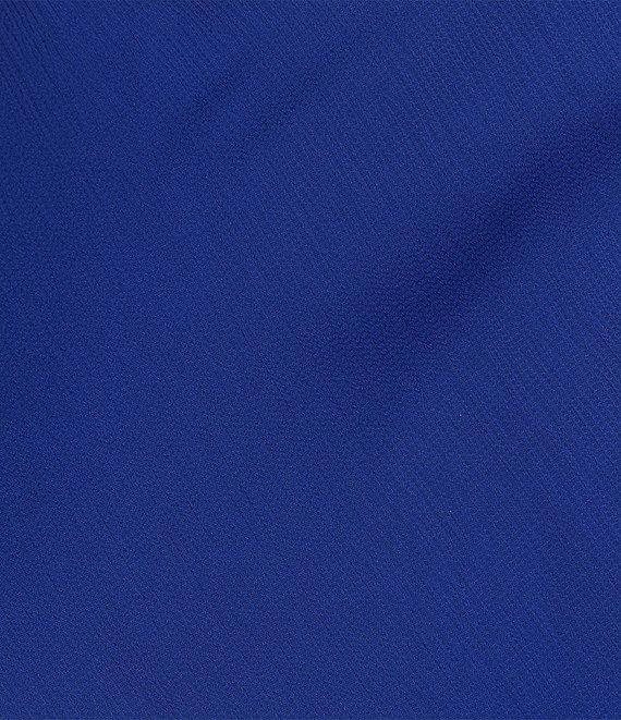 Allison & Kelly Satin Bar Back Long Dress Product Image