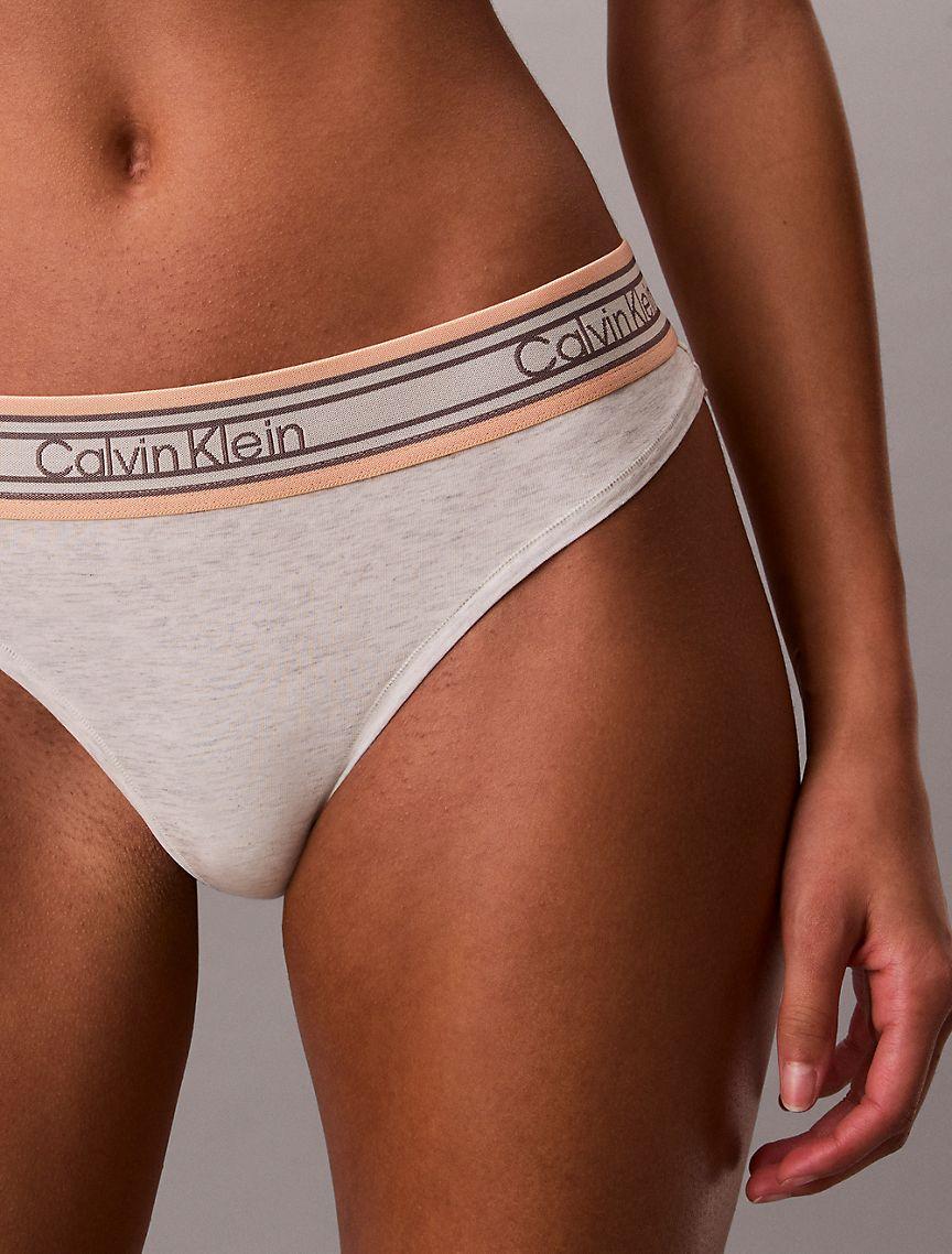 Icon Cotton Modal Stripe Thong Product Image