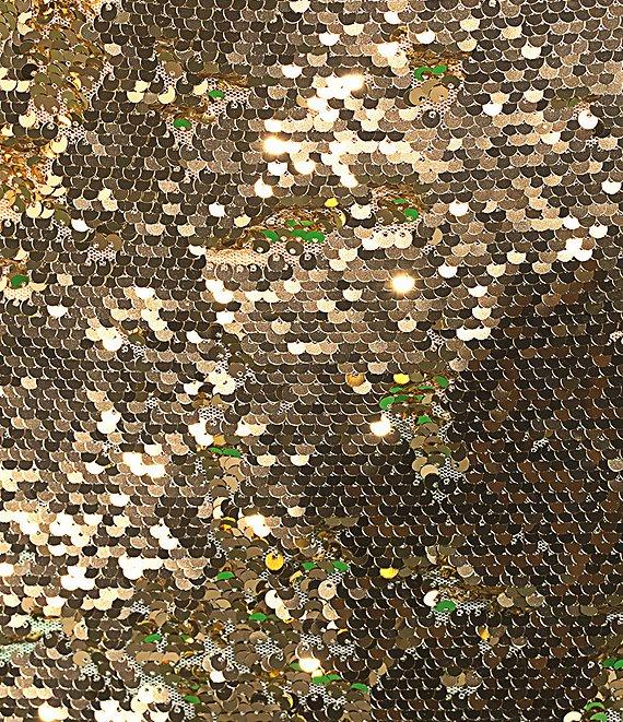 GB Midi Sequin Side Slit Coordinating Skirt Product Image