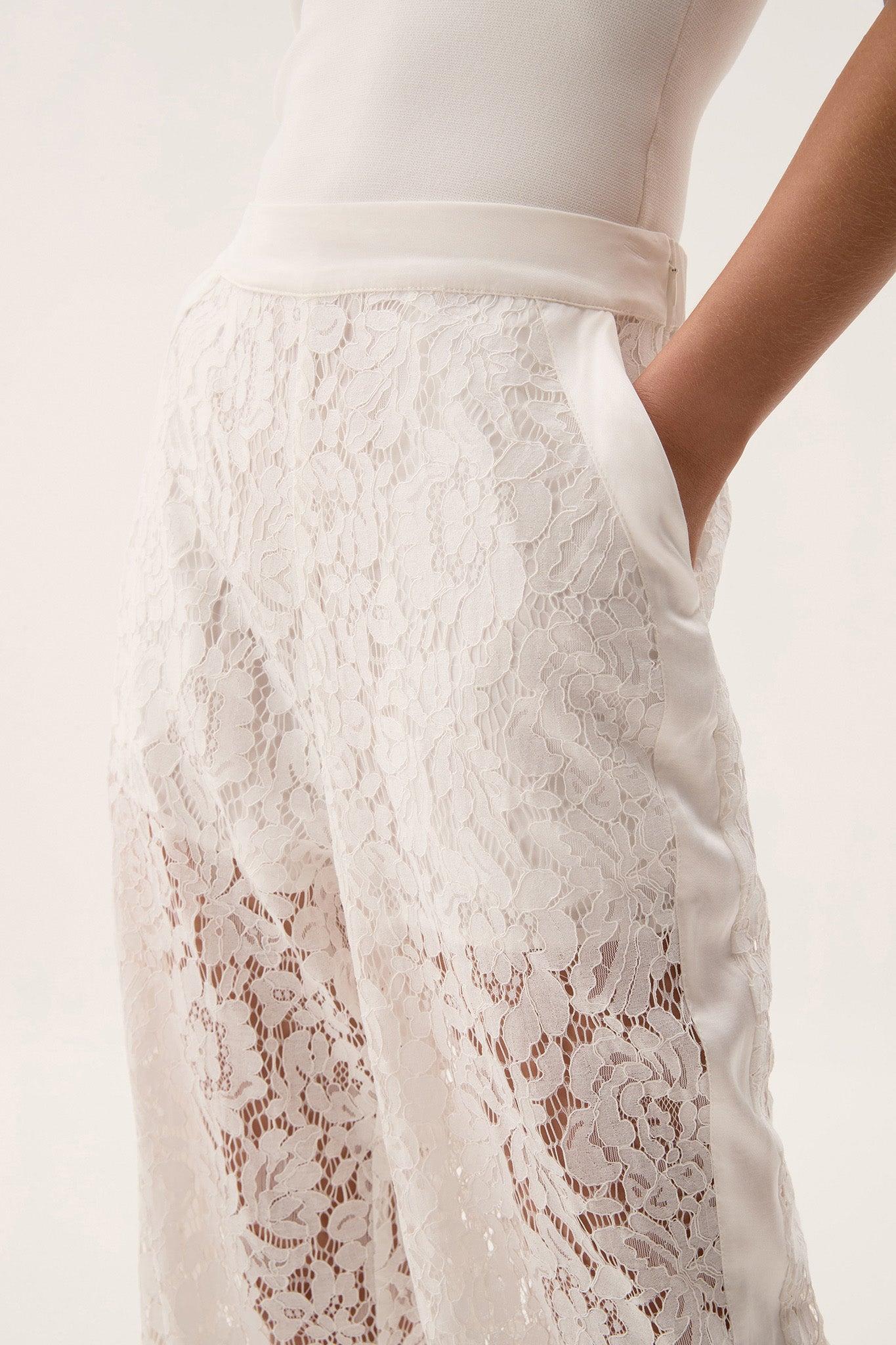 Kosmo Tuxedo Lace Pant Product Image