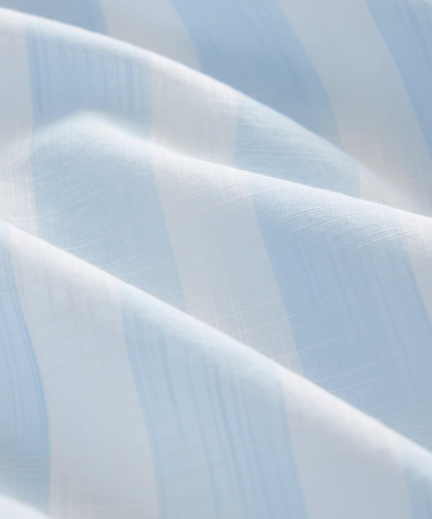 Cropped Cotton Summerweight Camp Collar Shirt Product Image