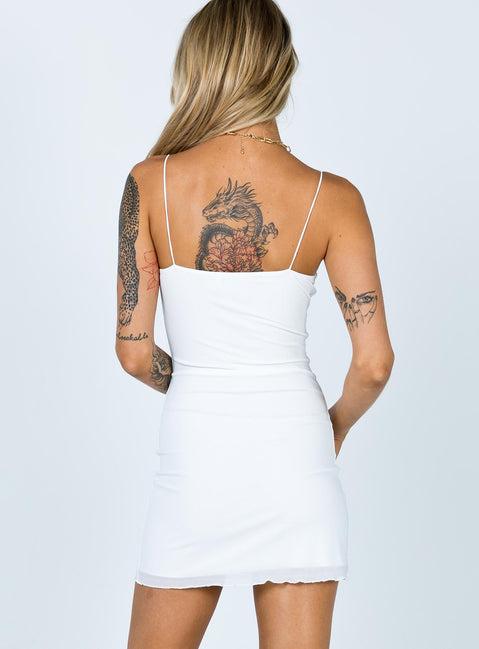 Sugar Mini Dress White Product Image