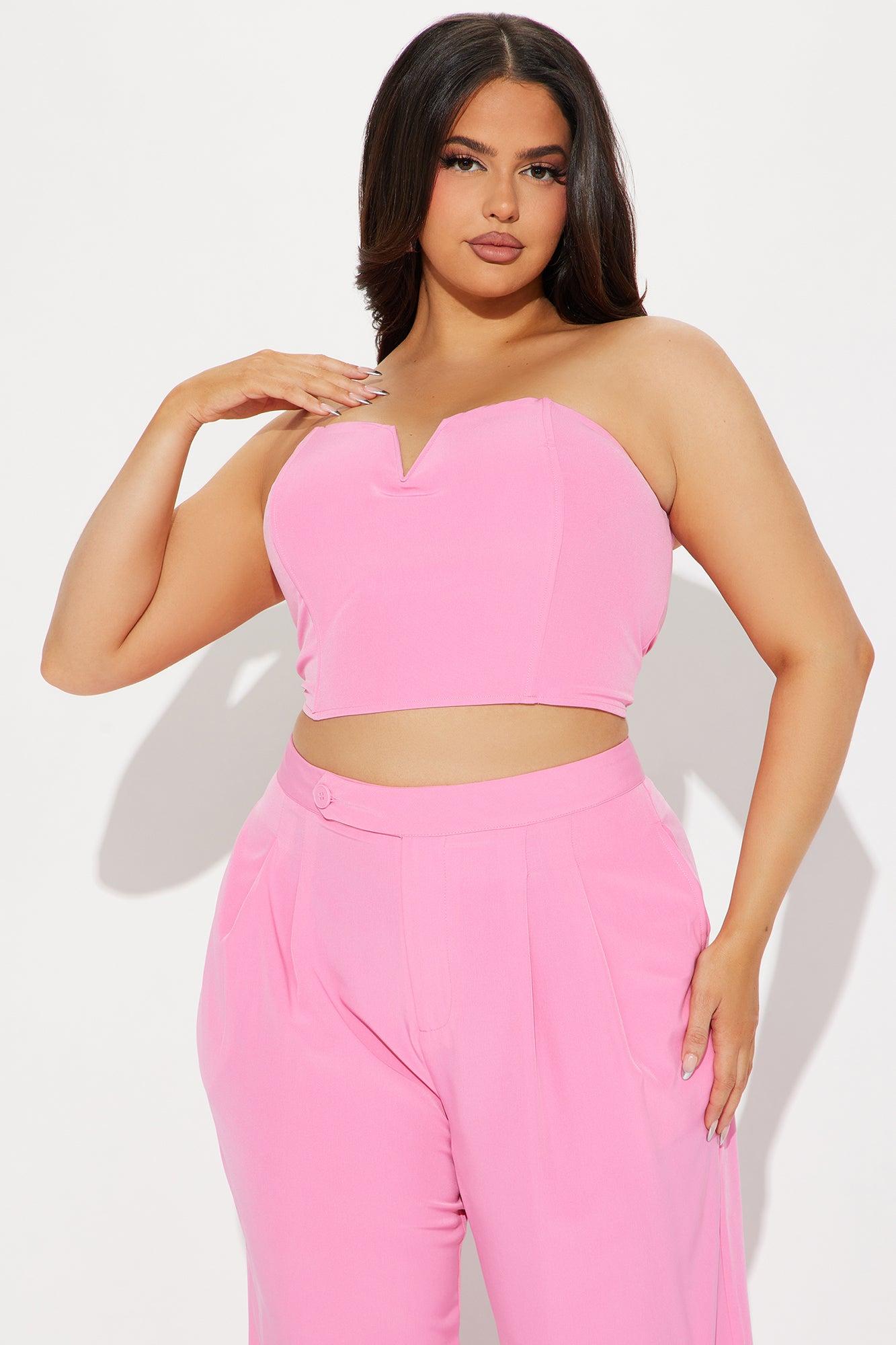 In Power Pant Set - Pink Product Image