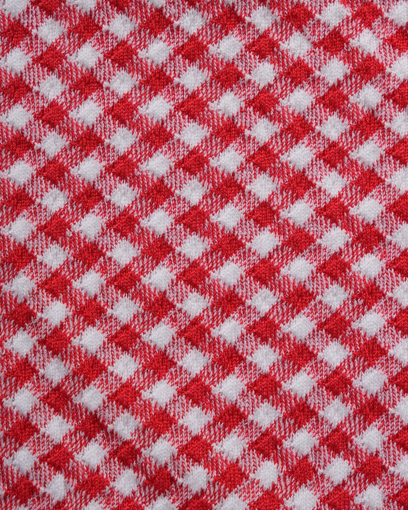 Red Plaid Triangle Bikini Set Product Image