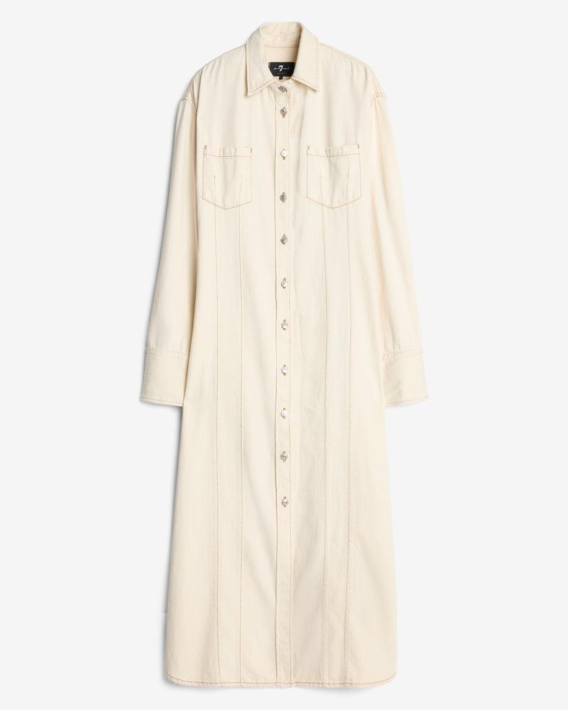 Denim Maxi Shirtdress Product Image