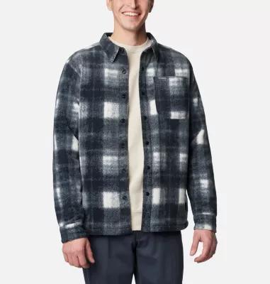 Columbia Mens Steens Mountain Printed Fleece Shirt Jacket II- Product Image