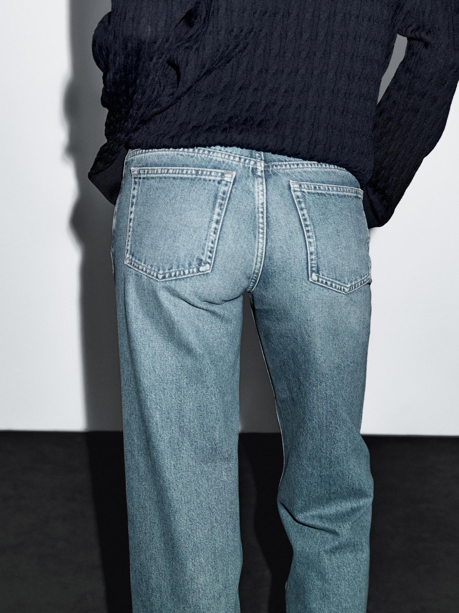 Low-rise straight-leg jeans Product Image