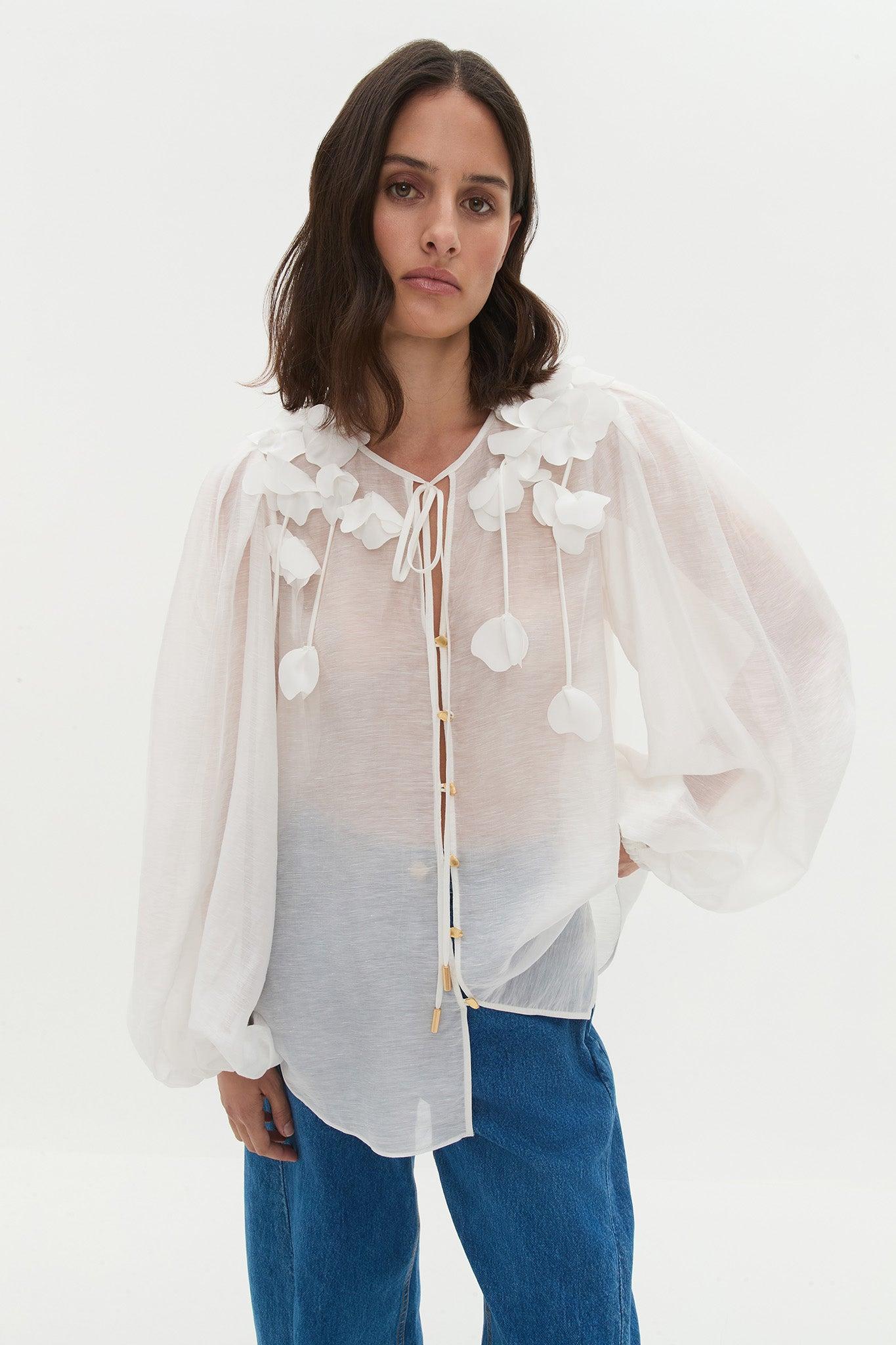 Camille Flower Blouse Product Image