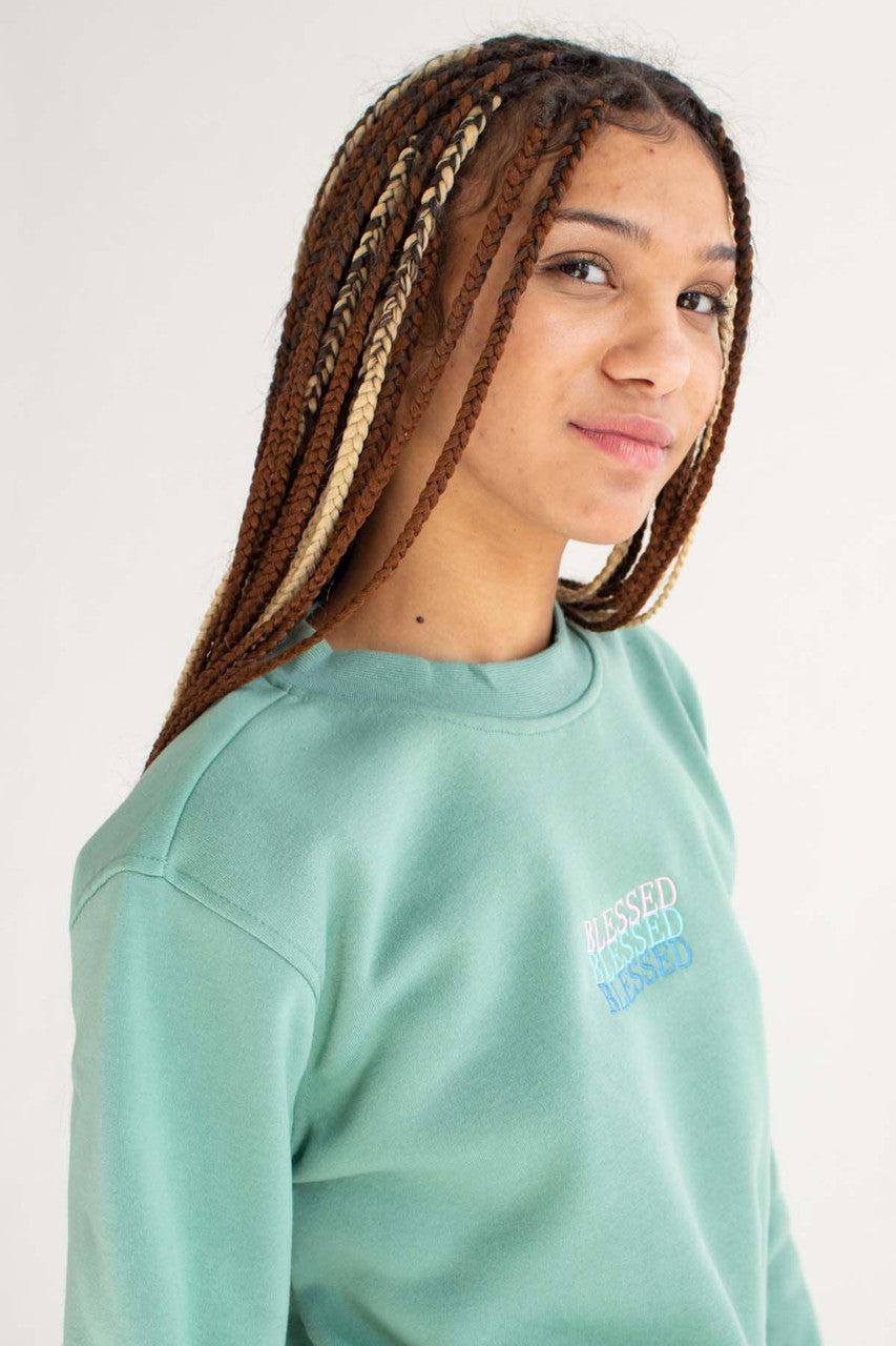 Blessed Sweatshirt & Shorts Set Product Image