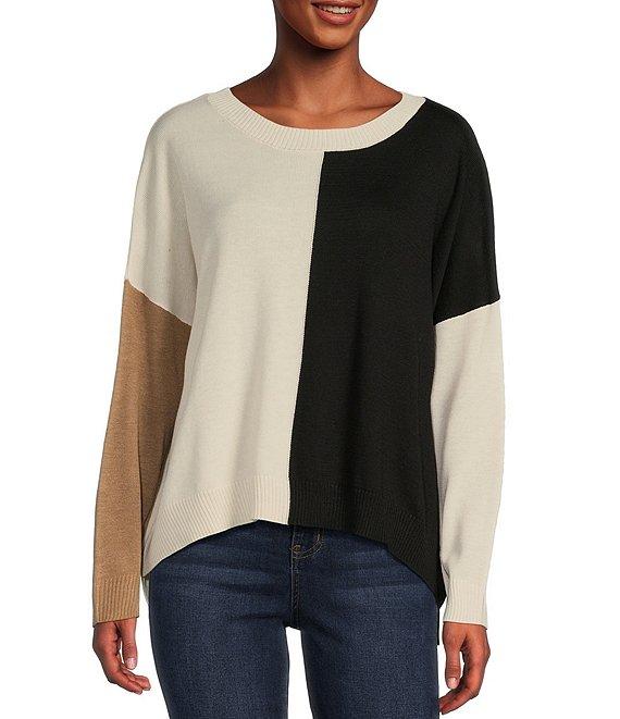 Blu Pepper Color Block Sweater Product Image