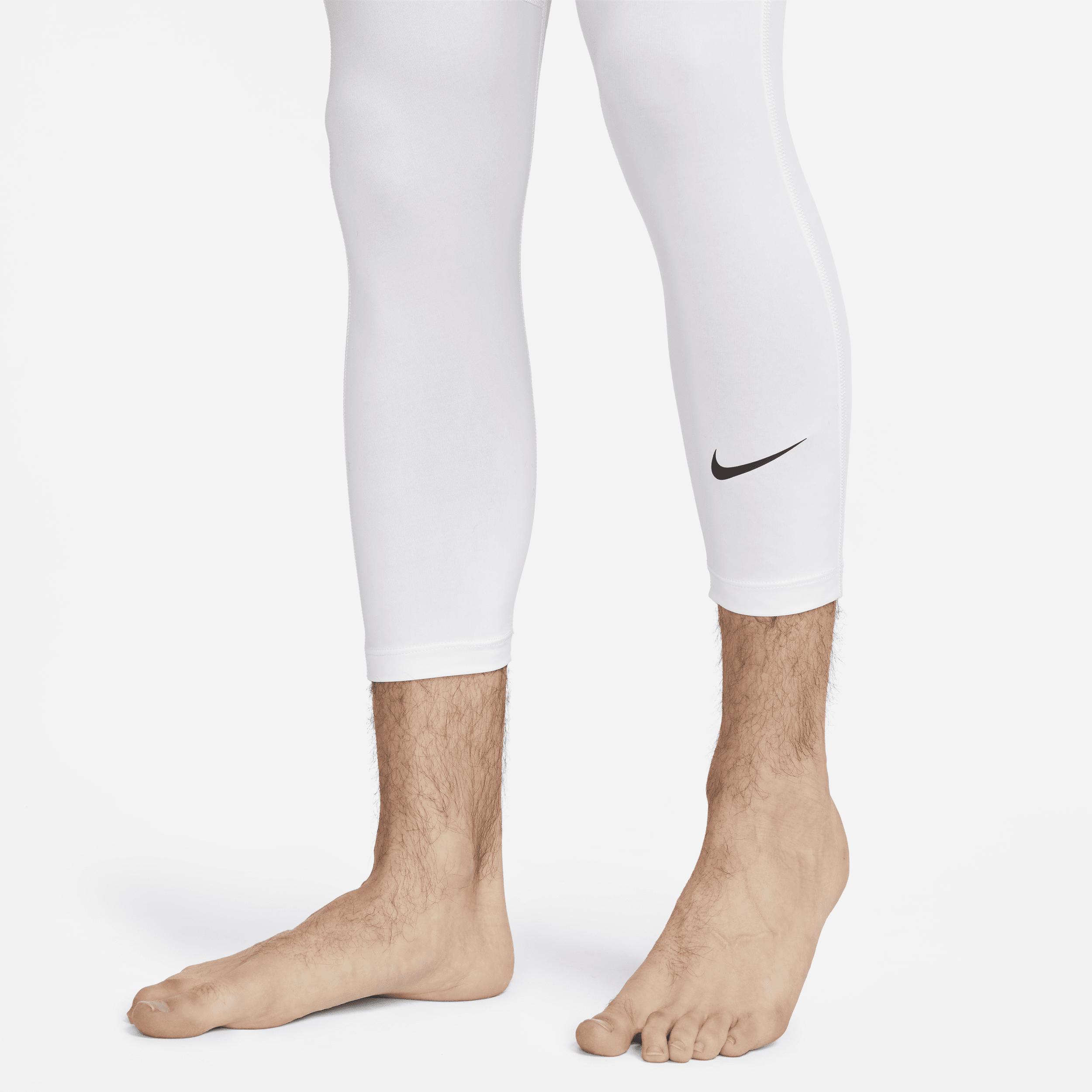 Mens Nike Pro Dri-FIT 3/4-Length Fitness Tights | FB7950-100 Product Image