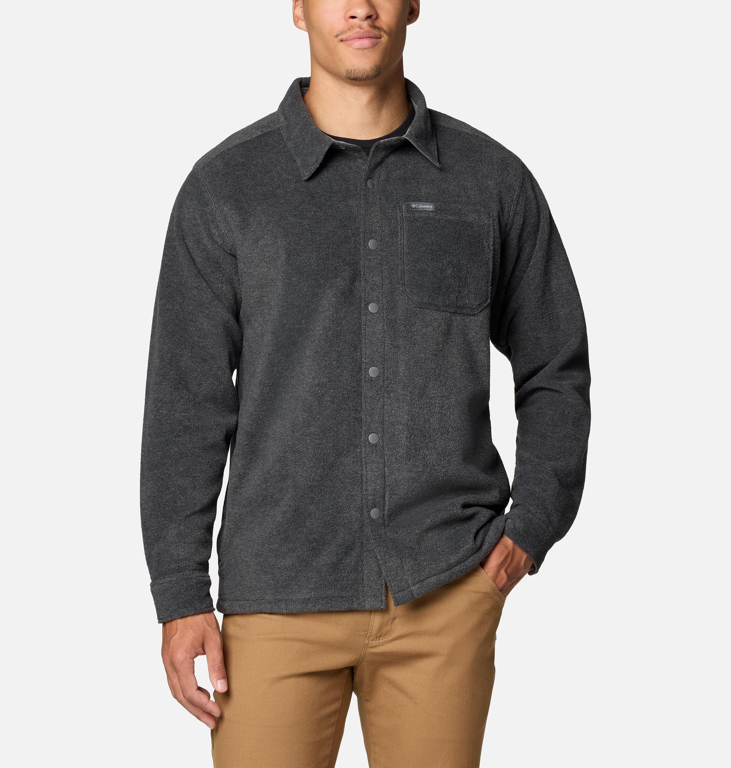 Columbia Mens Steens Mountain Solid Shirt Jacket- Product Image