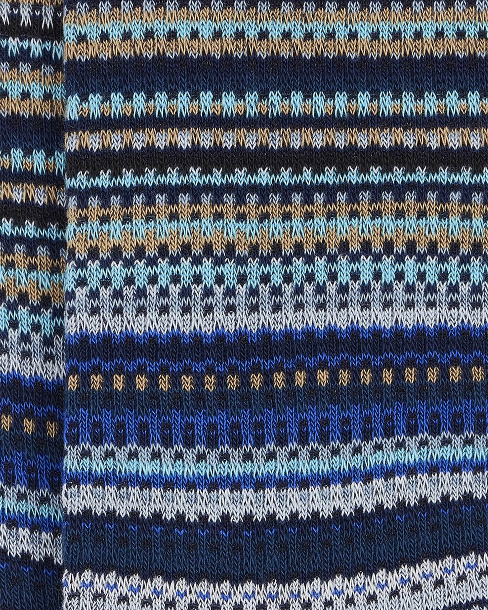 Men's Pique Signature Stripe Crew Socks Product Image