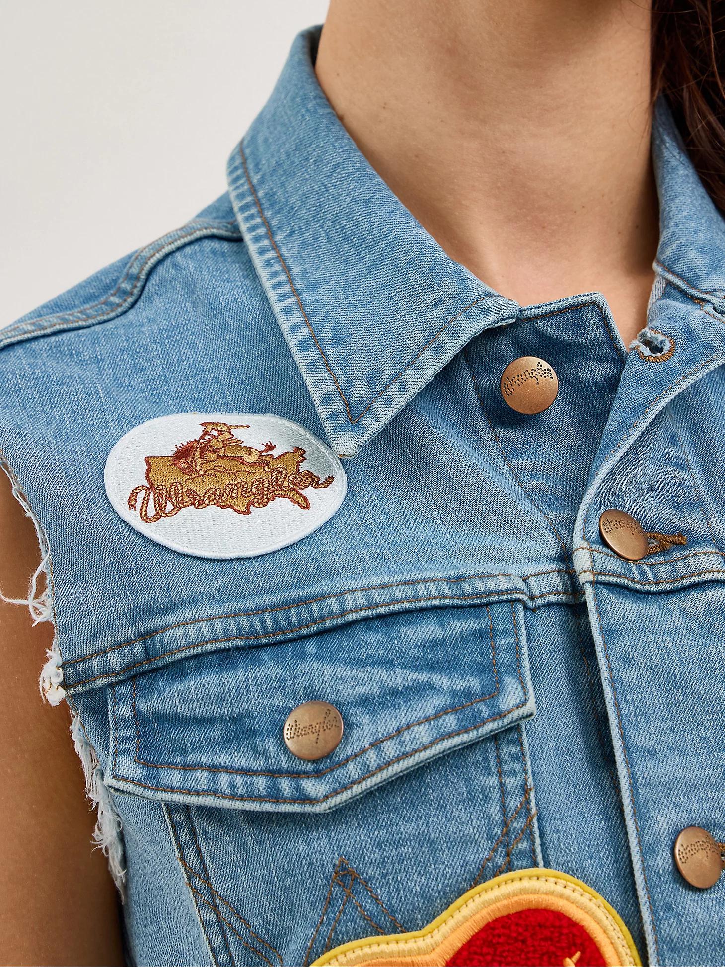 Wrangler x Whataburger Women's Cut-Off Vest | Women's JACKETS & OUTERWEAR | Wrangler® Product Image