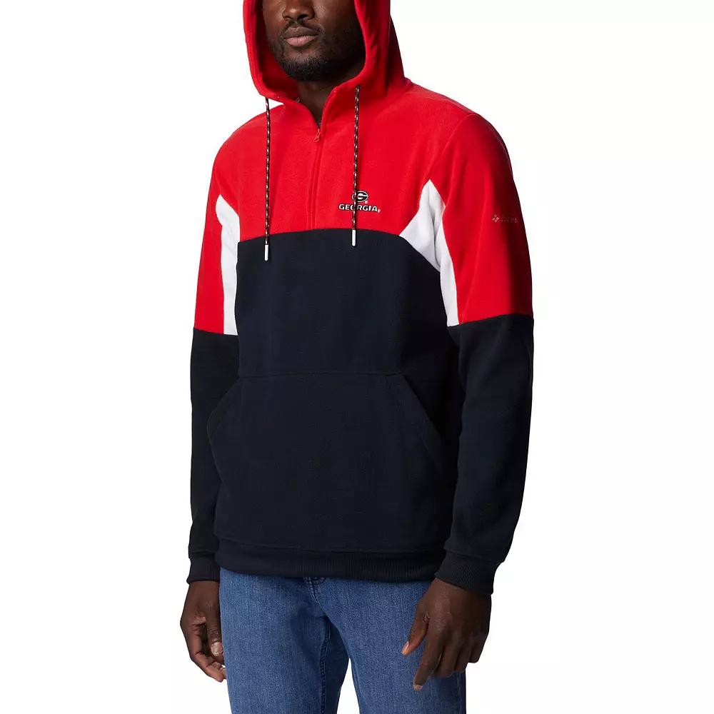 Mens Columbia Georgia Bulldogs Lodge Quarter-Zip Hoodie Product Image