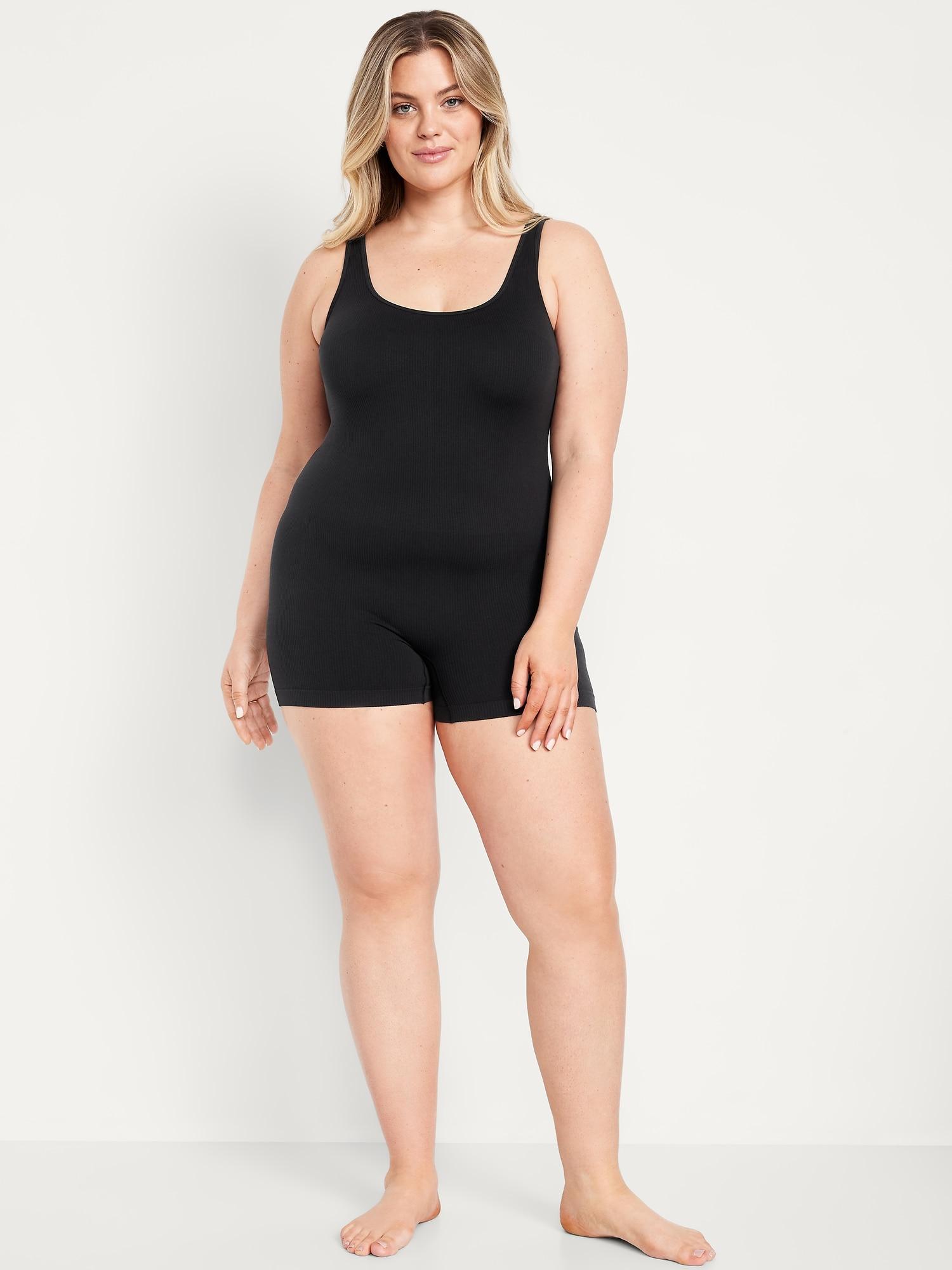 Seamless Ribbed Short Bodysuit Product Image