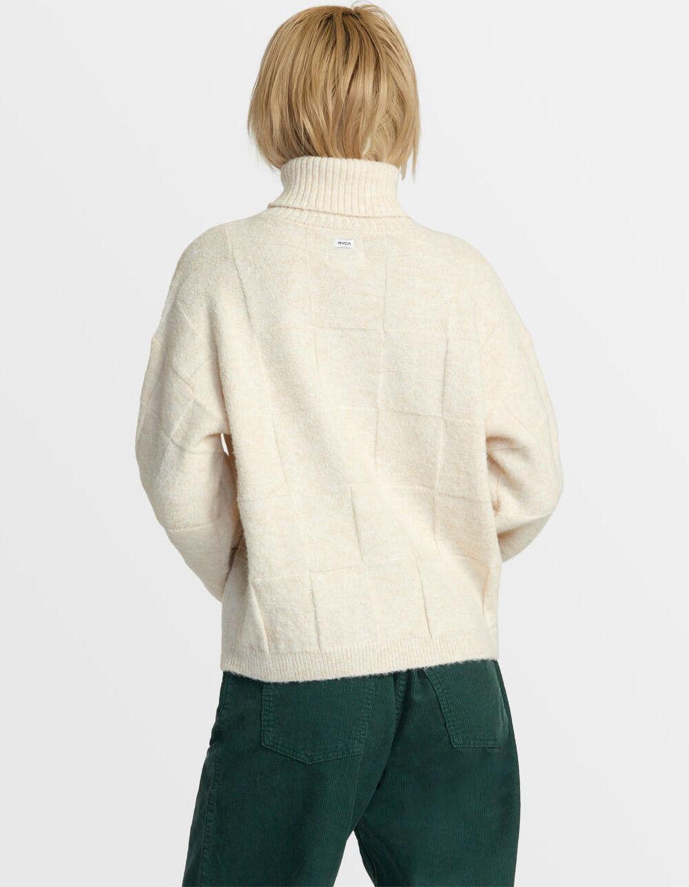RVCA Vineyard Womens Turtleneck Sweater - CREAM Product Image