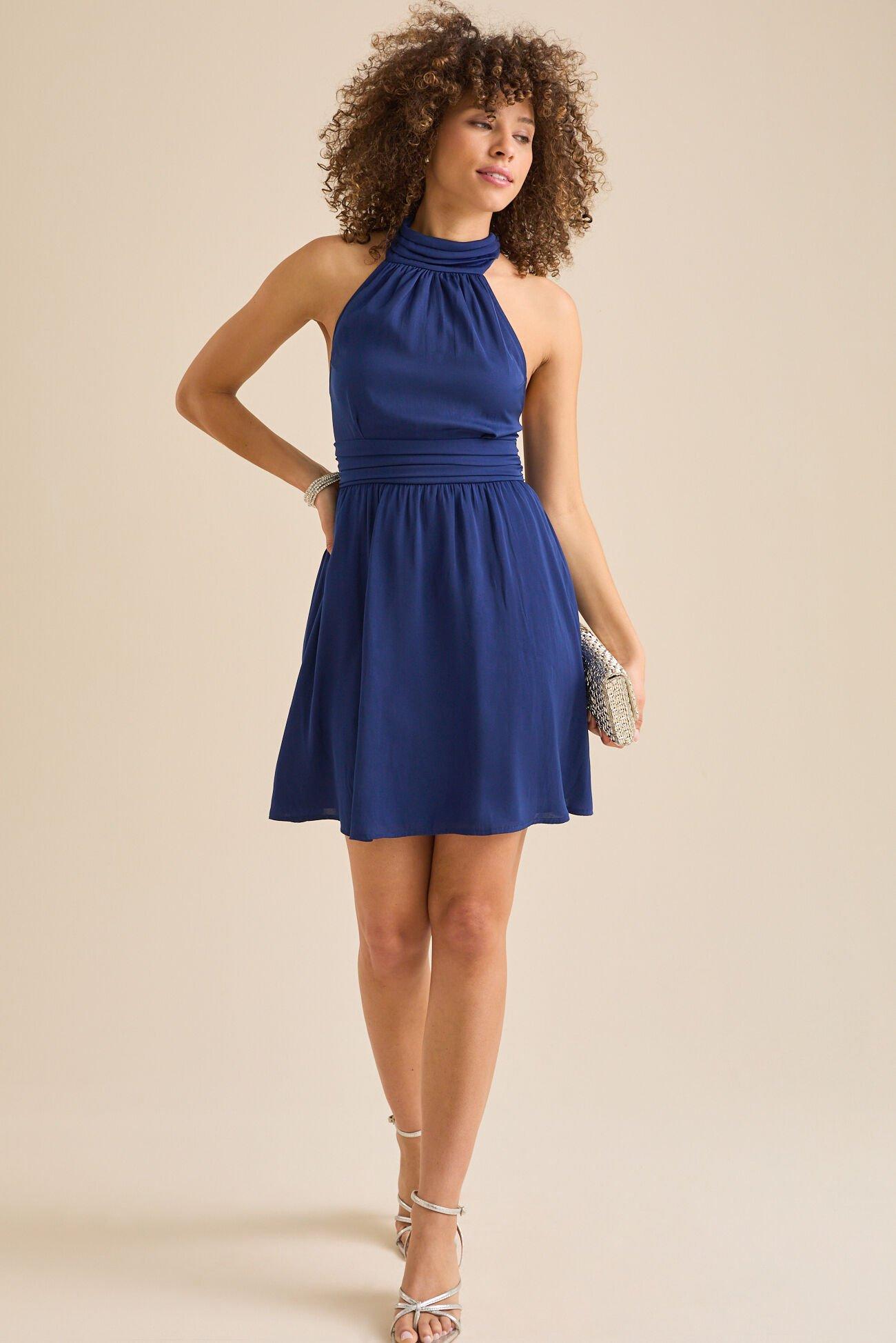 Dani Satin Mini Dress Product Image