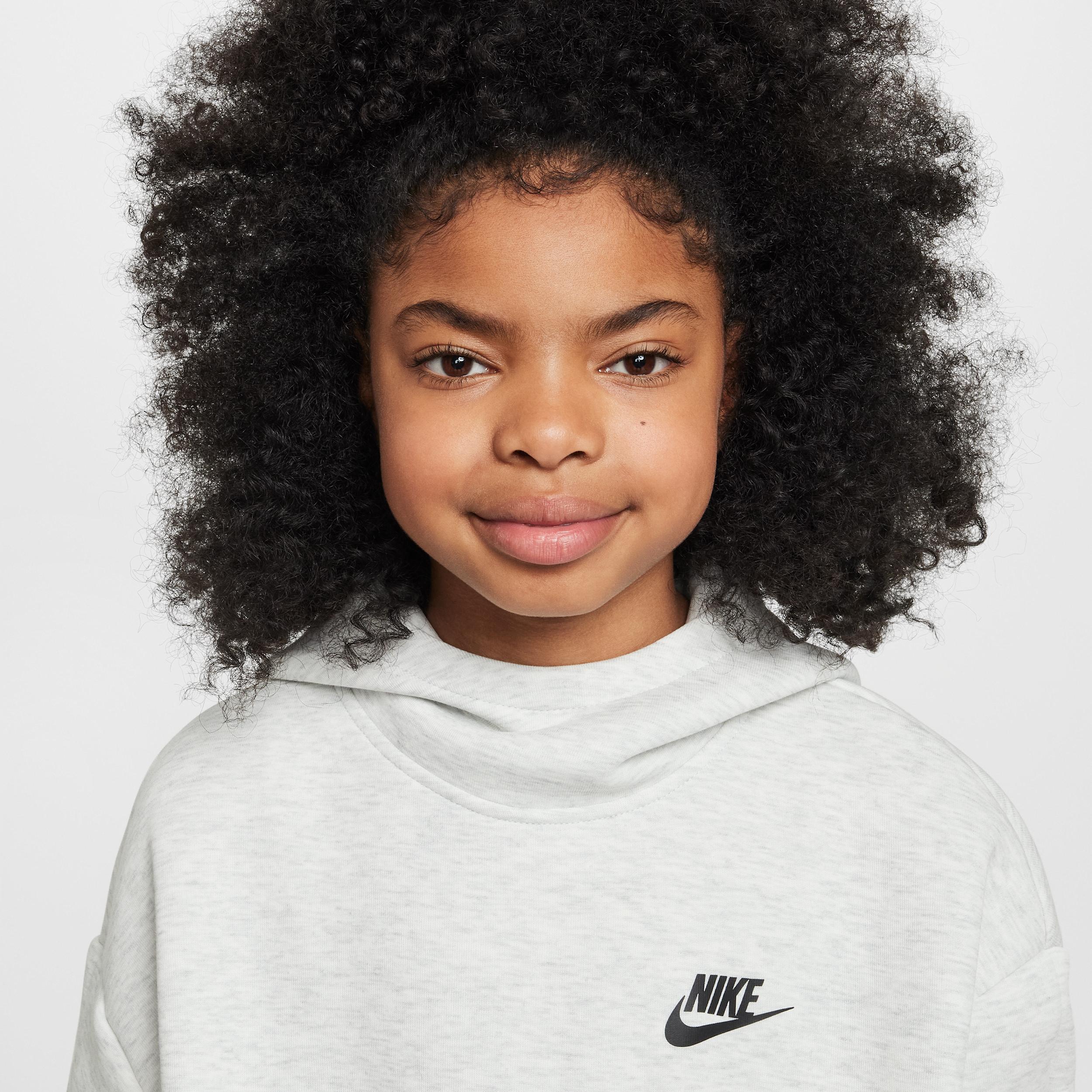 Unisex Nike Sportswear Tech Fleece Girls Oversized Hoodie | HF8188-013 Product Image