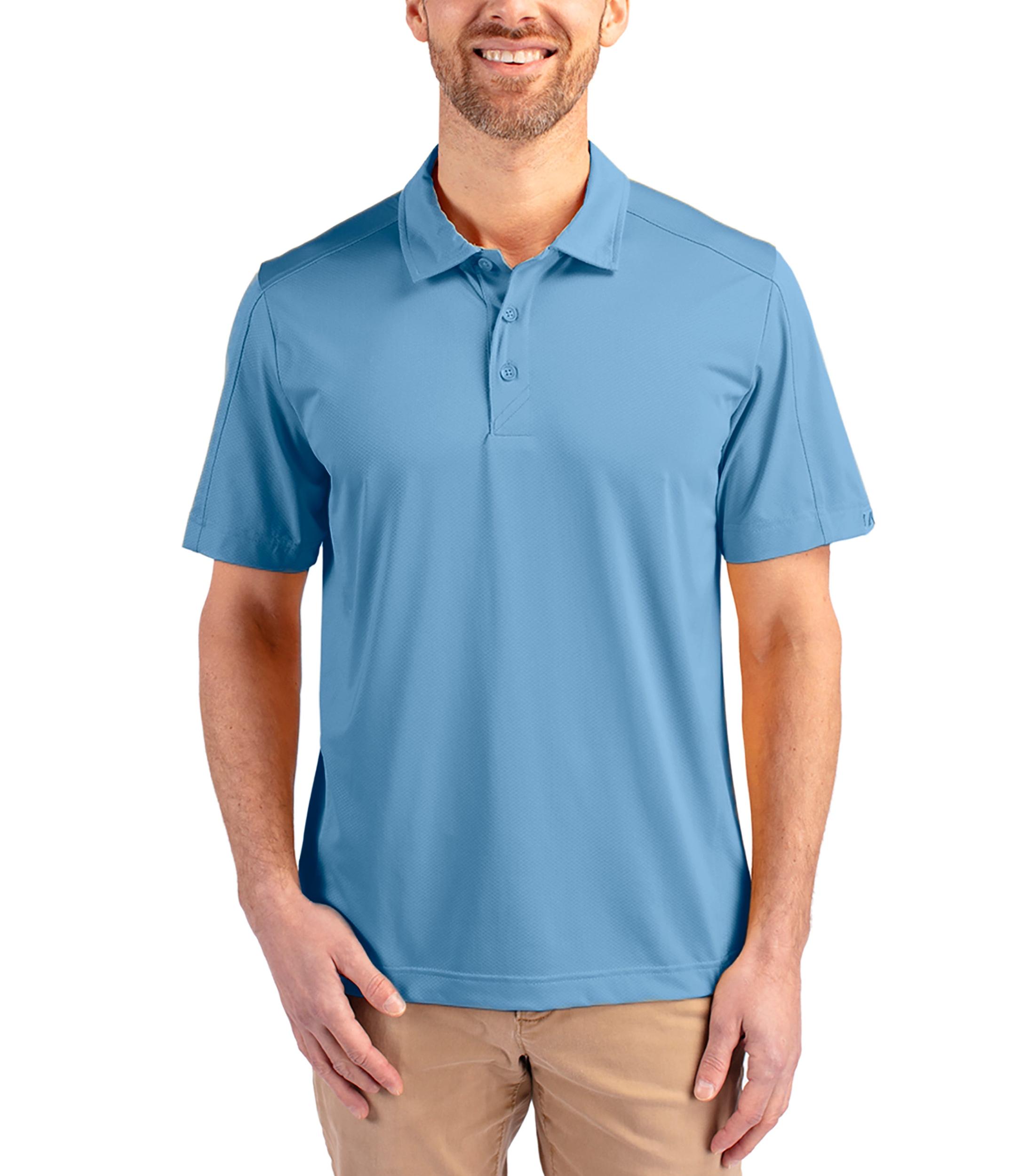 Cutter & Buck Prospect Eco Textured Stretch Recycled Men's Short Sleeve Polo Product Image