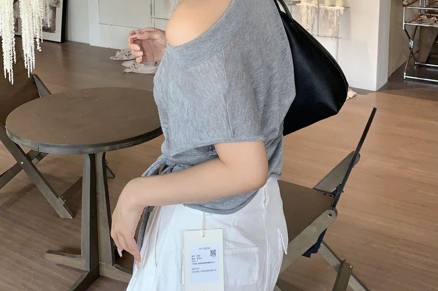 Gingham Mesh Scrunchie Product Image