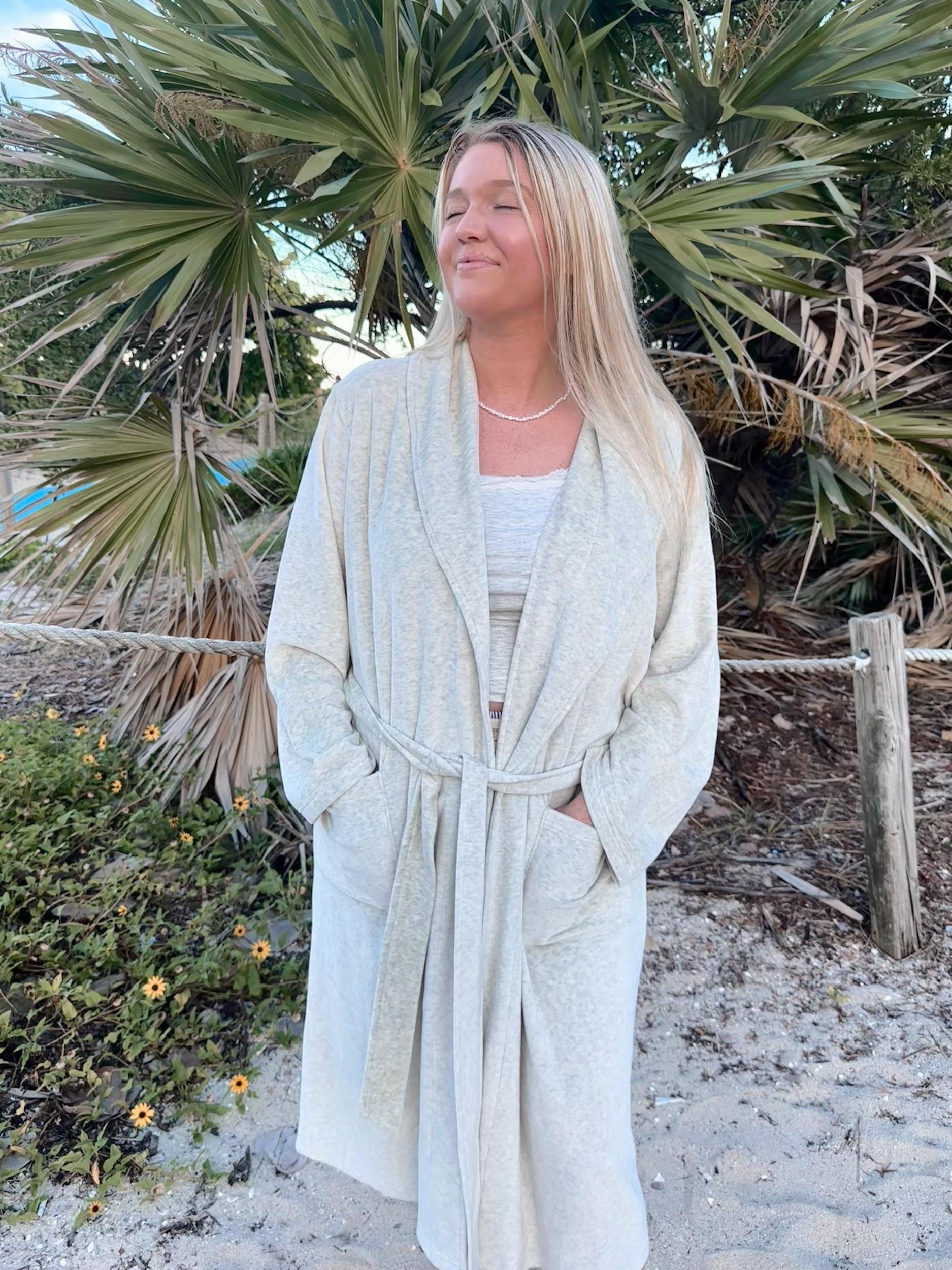 Earthy Grey Dream Hotel Robe Product Image