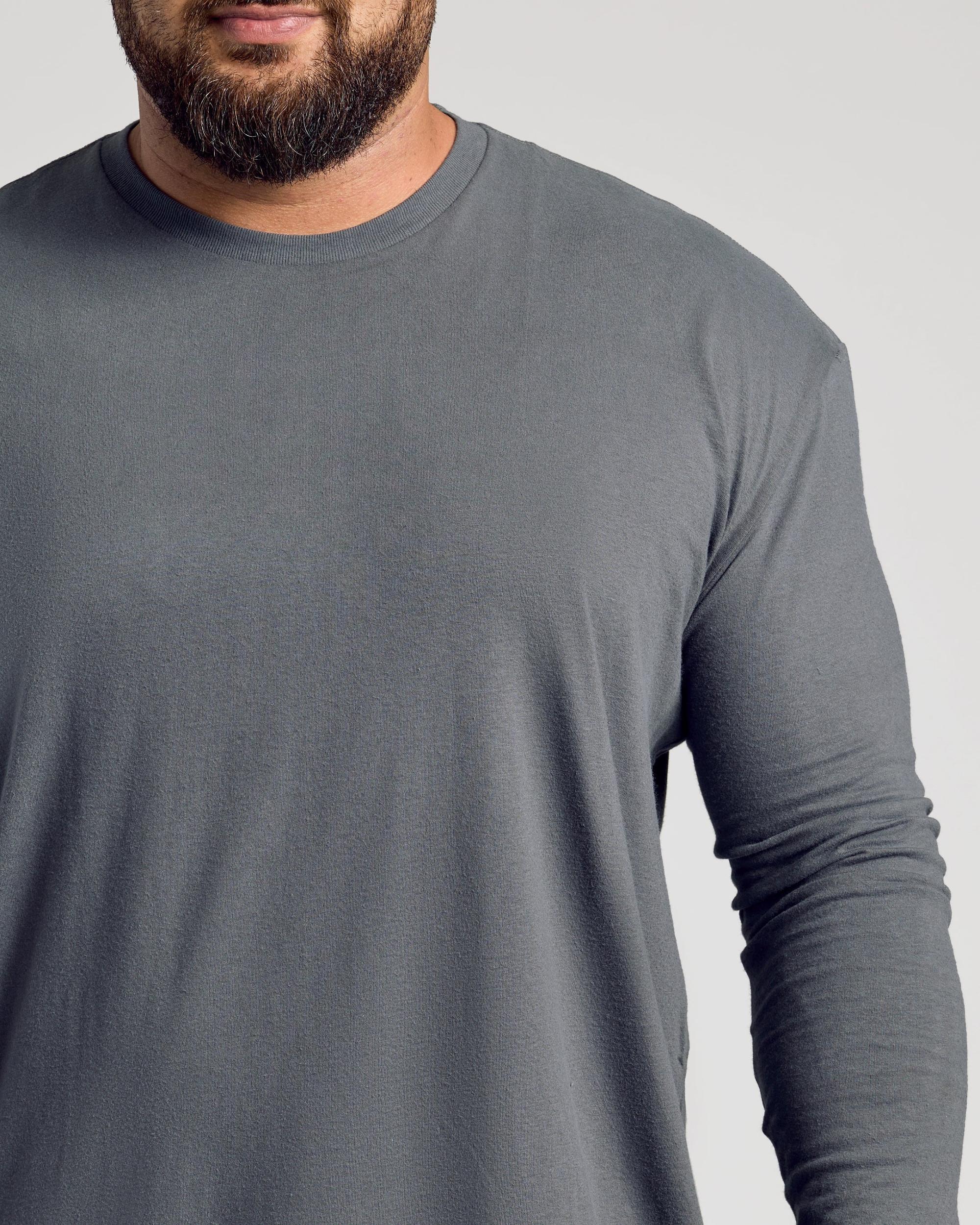 Carbon Classic Long Sleeve Crew Neck Product Image