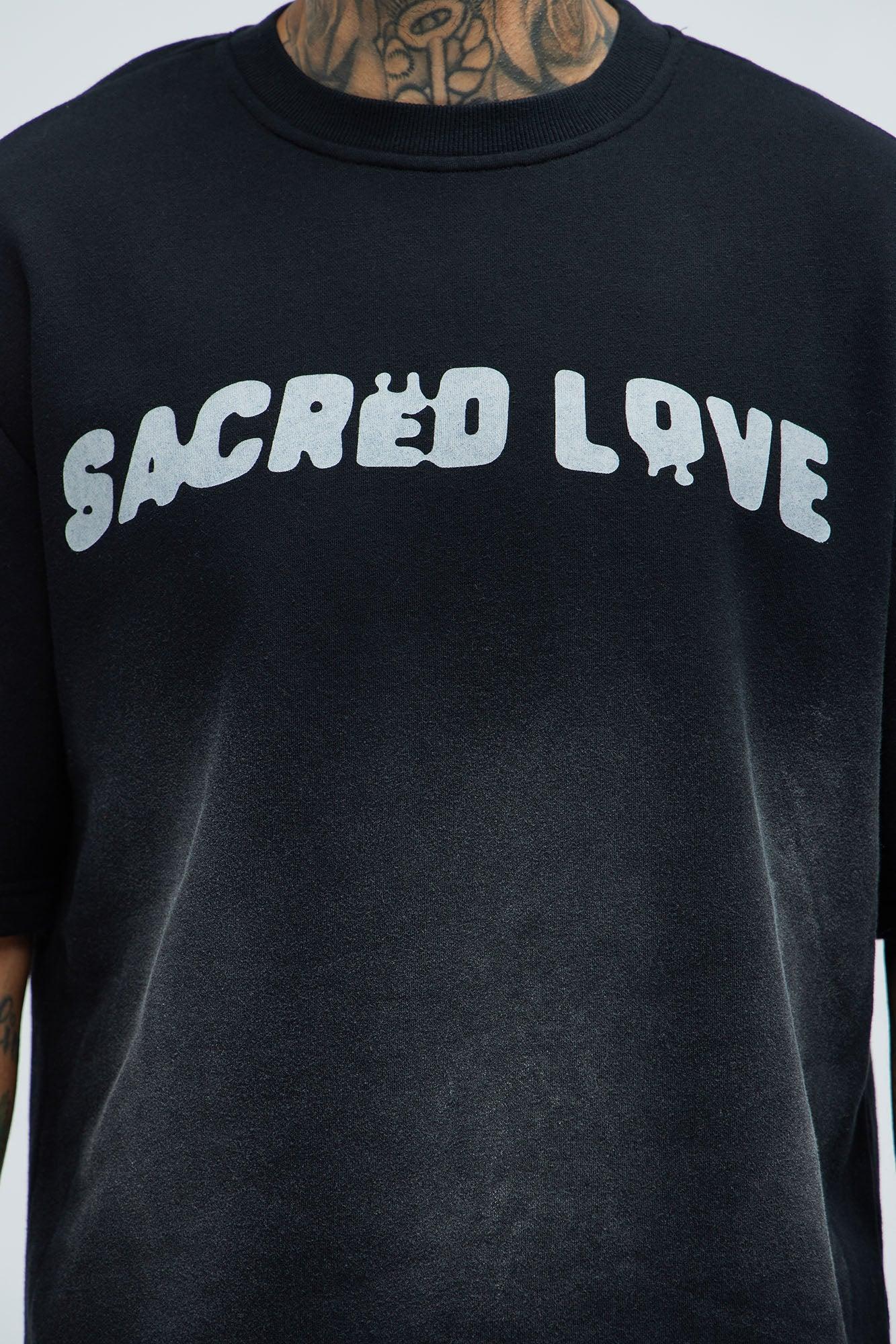 Tyson Sacred Love Relaxed Short Sleeve Tee - Black Product Image