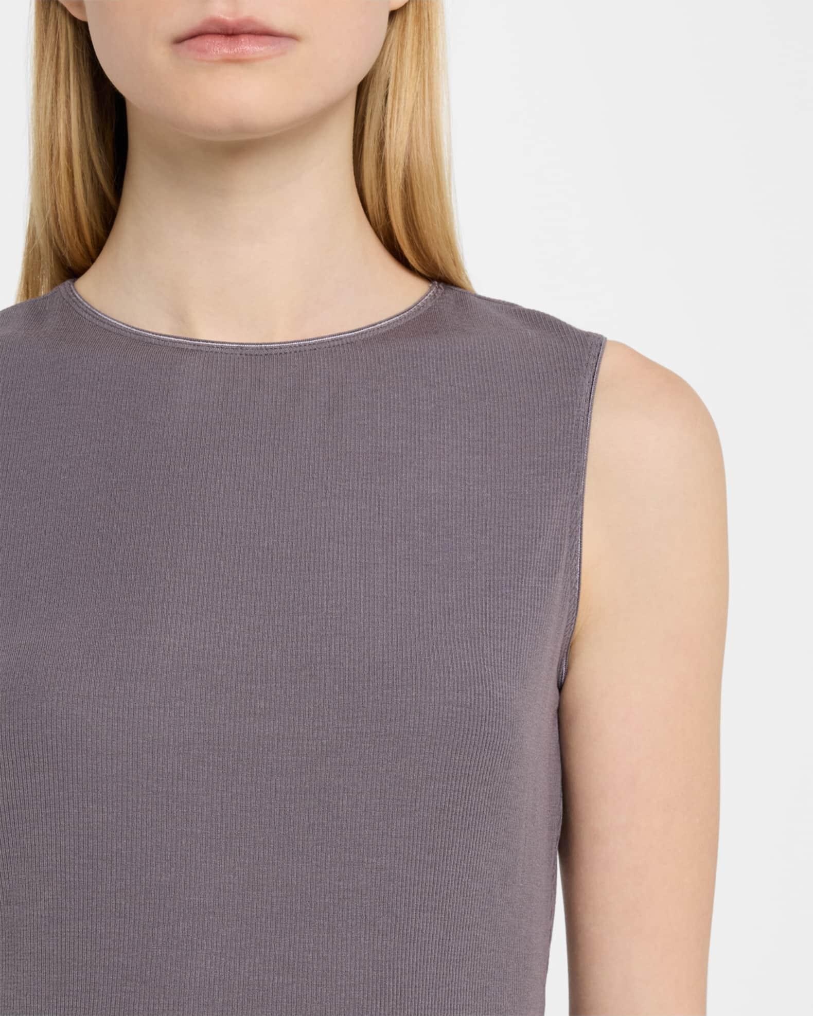 Rib Essentials Cropped Tank & Pants Pajama Set Product Image