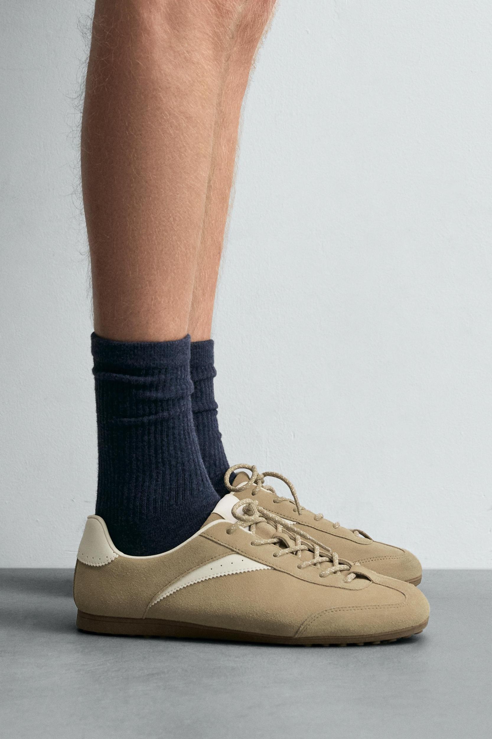 LEATHER SNEAKERS Product Image