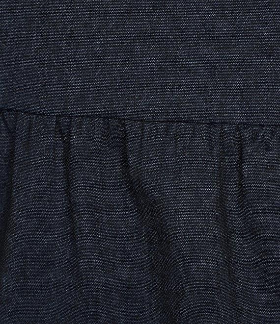 Jude Connally Millie Jude Denim Scoop Neck Sleeveless Gathered Empire Waist Top Product Image