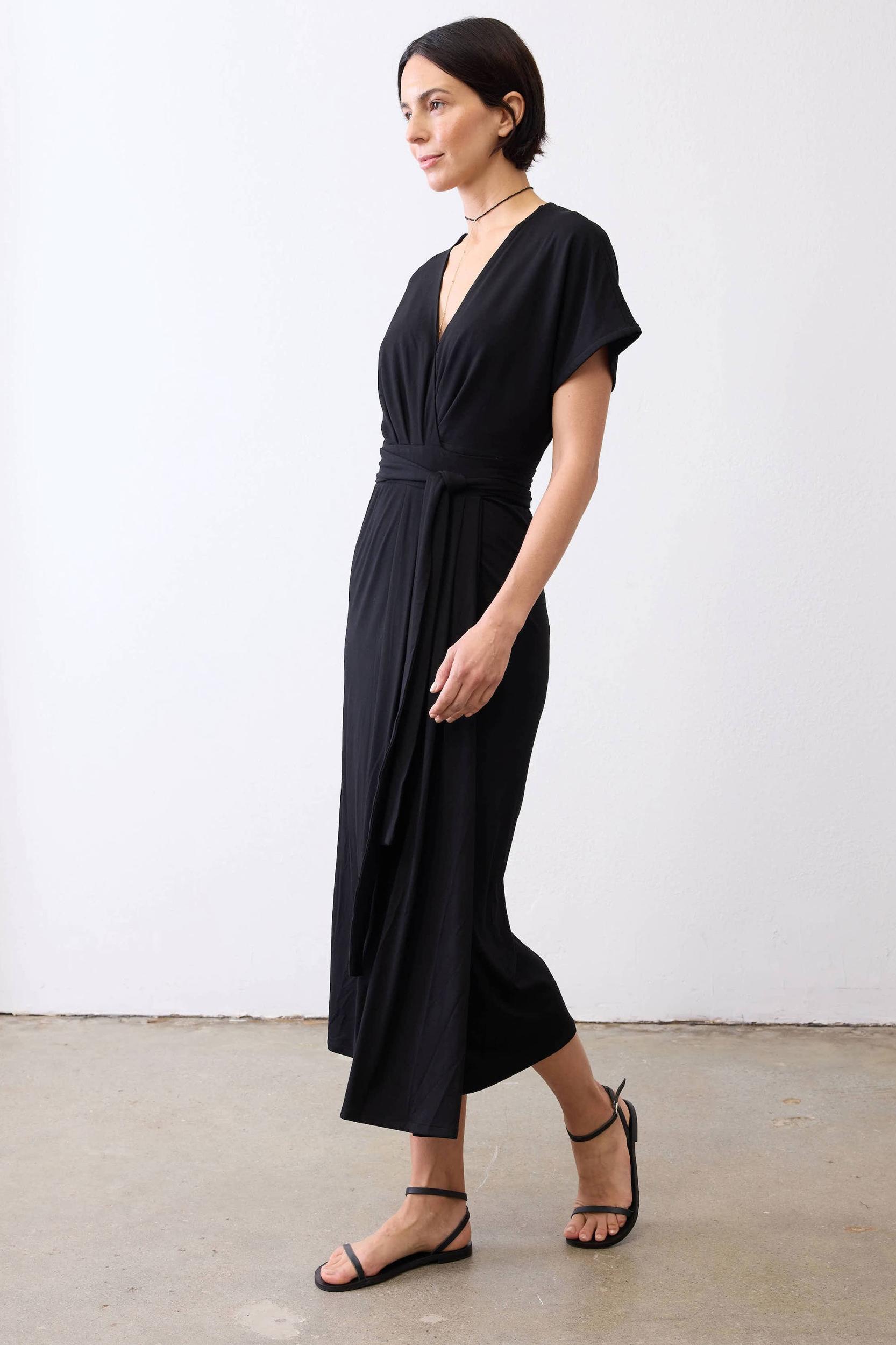 The Long Wrap Dress Product Image