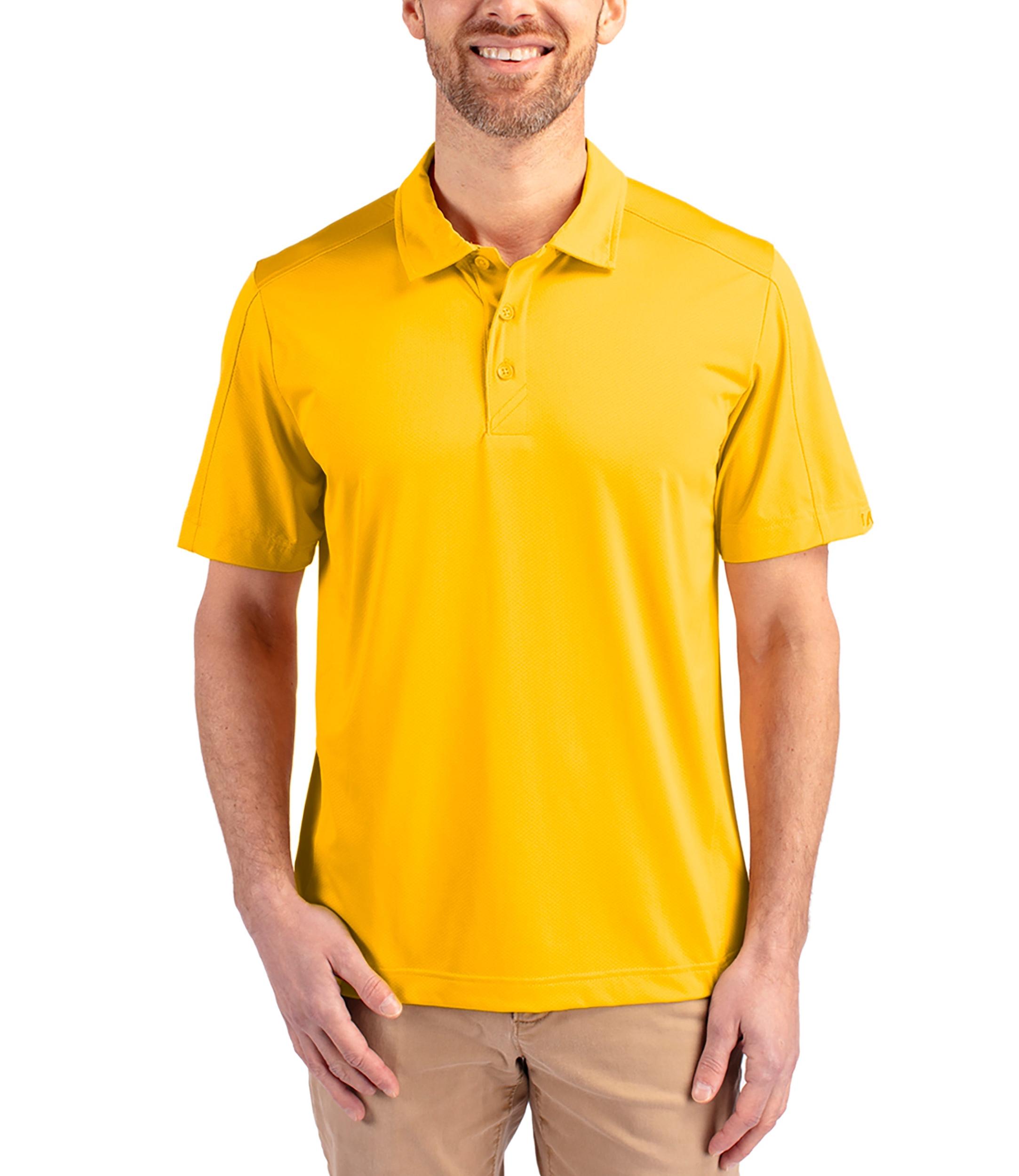 Cutter & Buck Prospect Eco Textured Stretch Recycled Men's Short Sleeve Polo Product Image