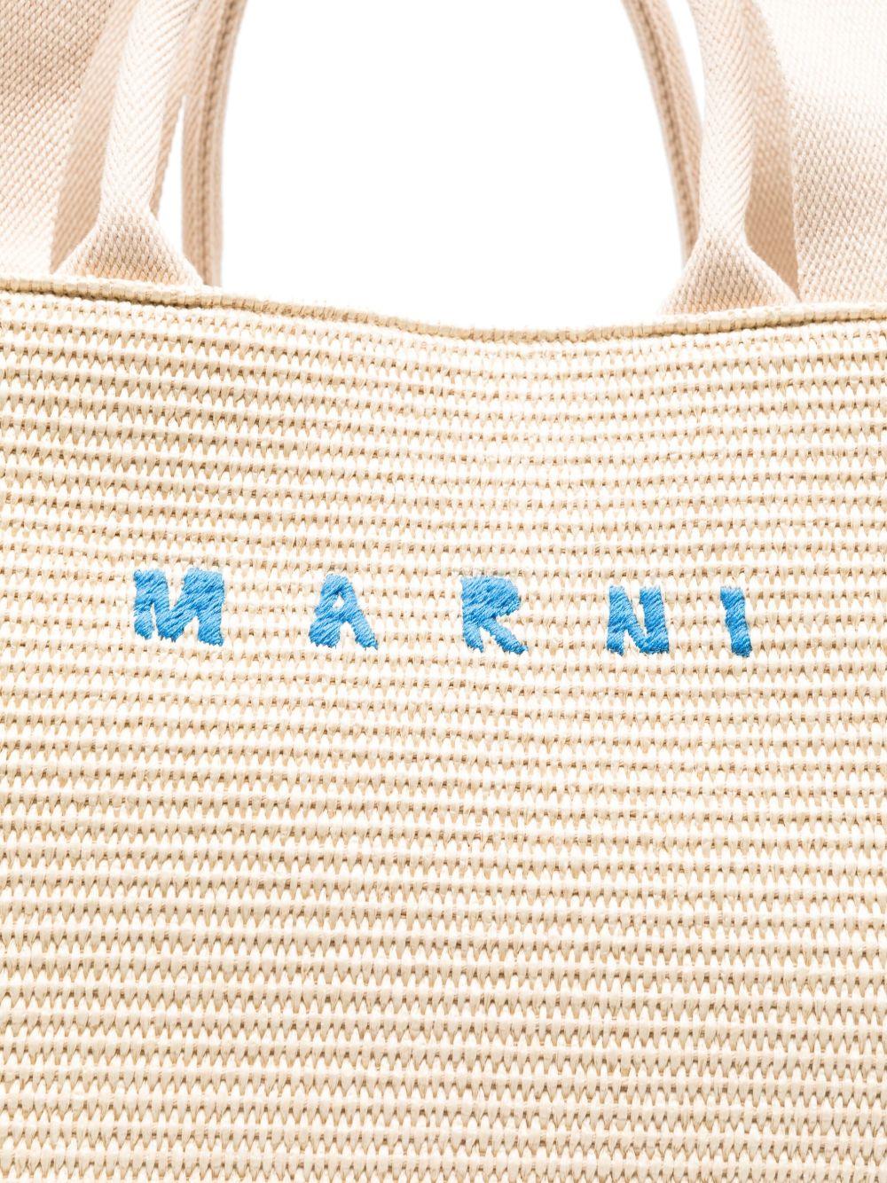 logo-embroidered tote bag Product Image