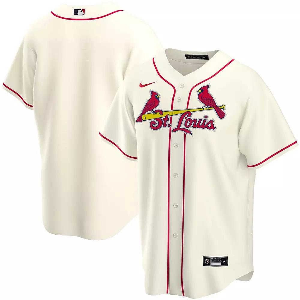 Mens Nike Cream St. Louis Cardinals Alternate 2020 Replica Team Jersey Product Image