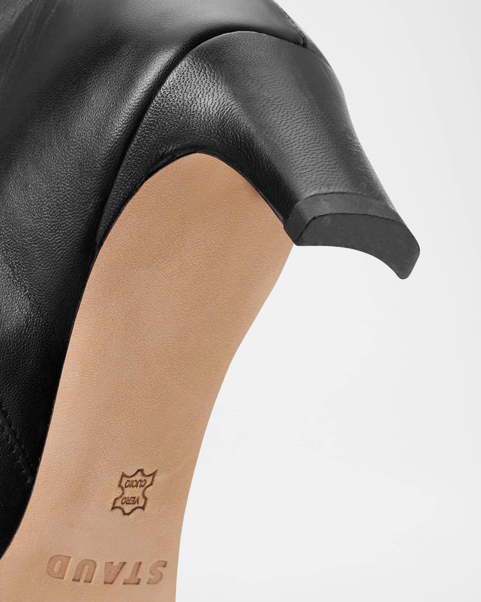 Wally Leather Square-Toe Ankle Booties Product Image