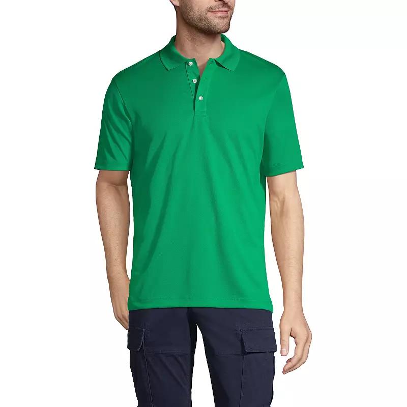 Big & Tall Lands' End School Uniform Solid Active Polo, Men's,  Product Image