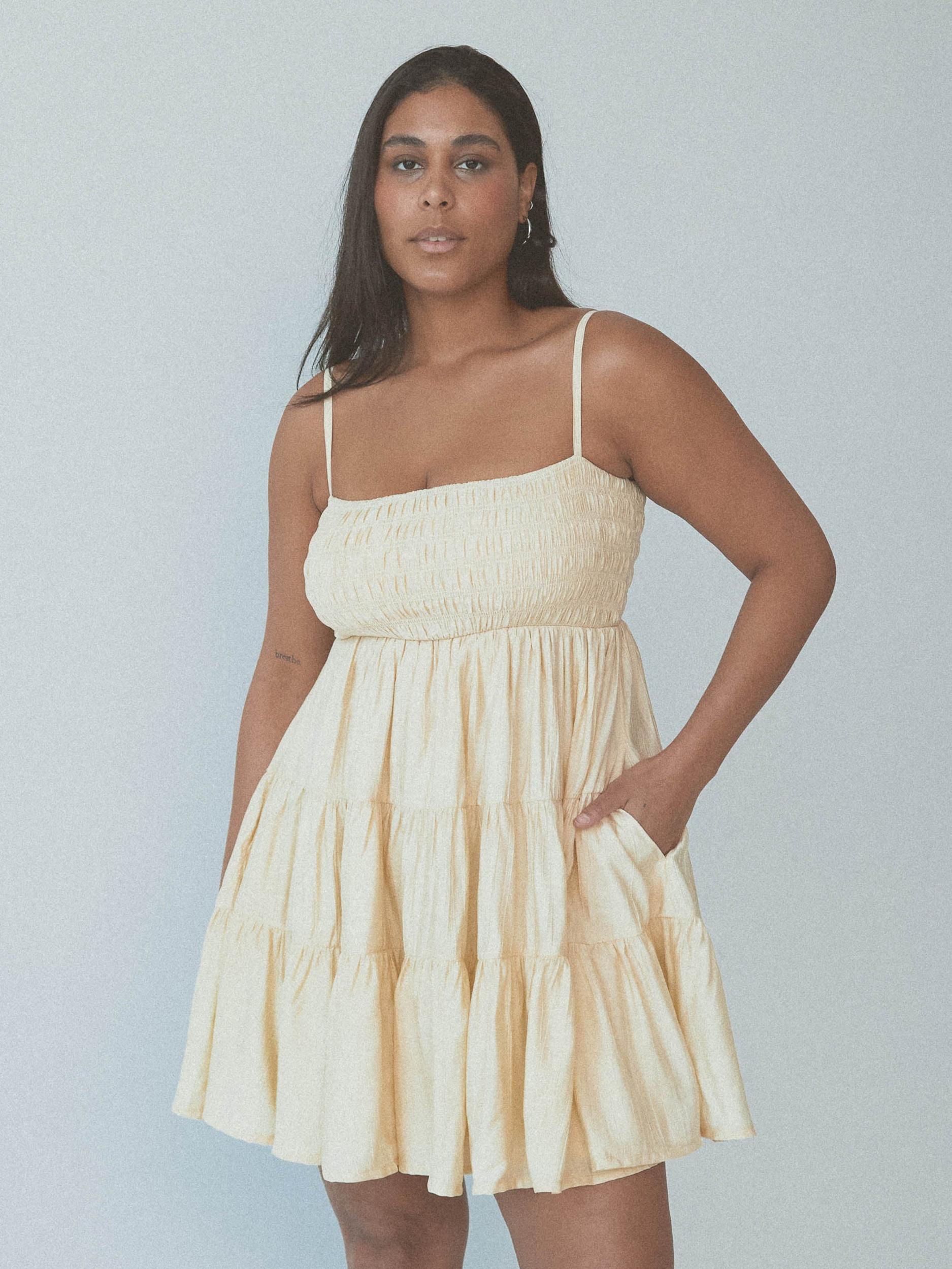 Tiered Mini Brami Dress Product Image