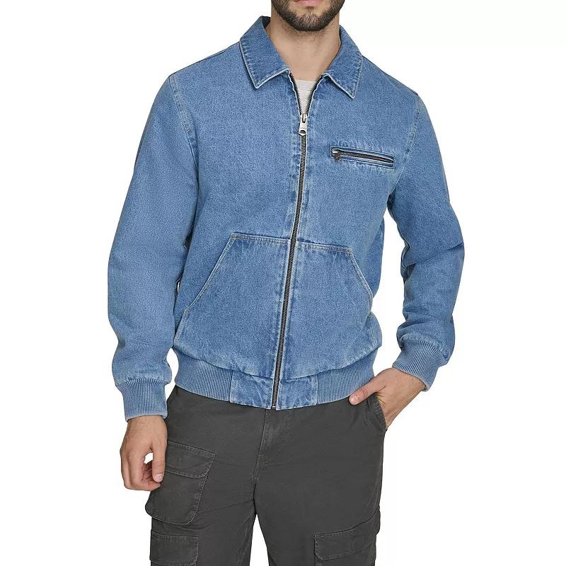 Men's Levi's® Denim Bomber with Laydown Collar, Size: Small, Purple Leaf Product Image
