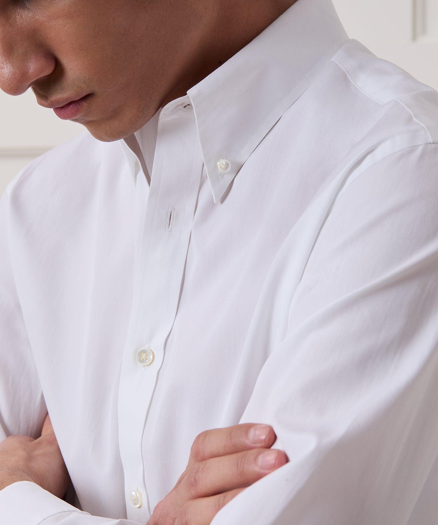 Cotton Poplin Button-Down Collar Dress Shirt Product Image