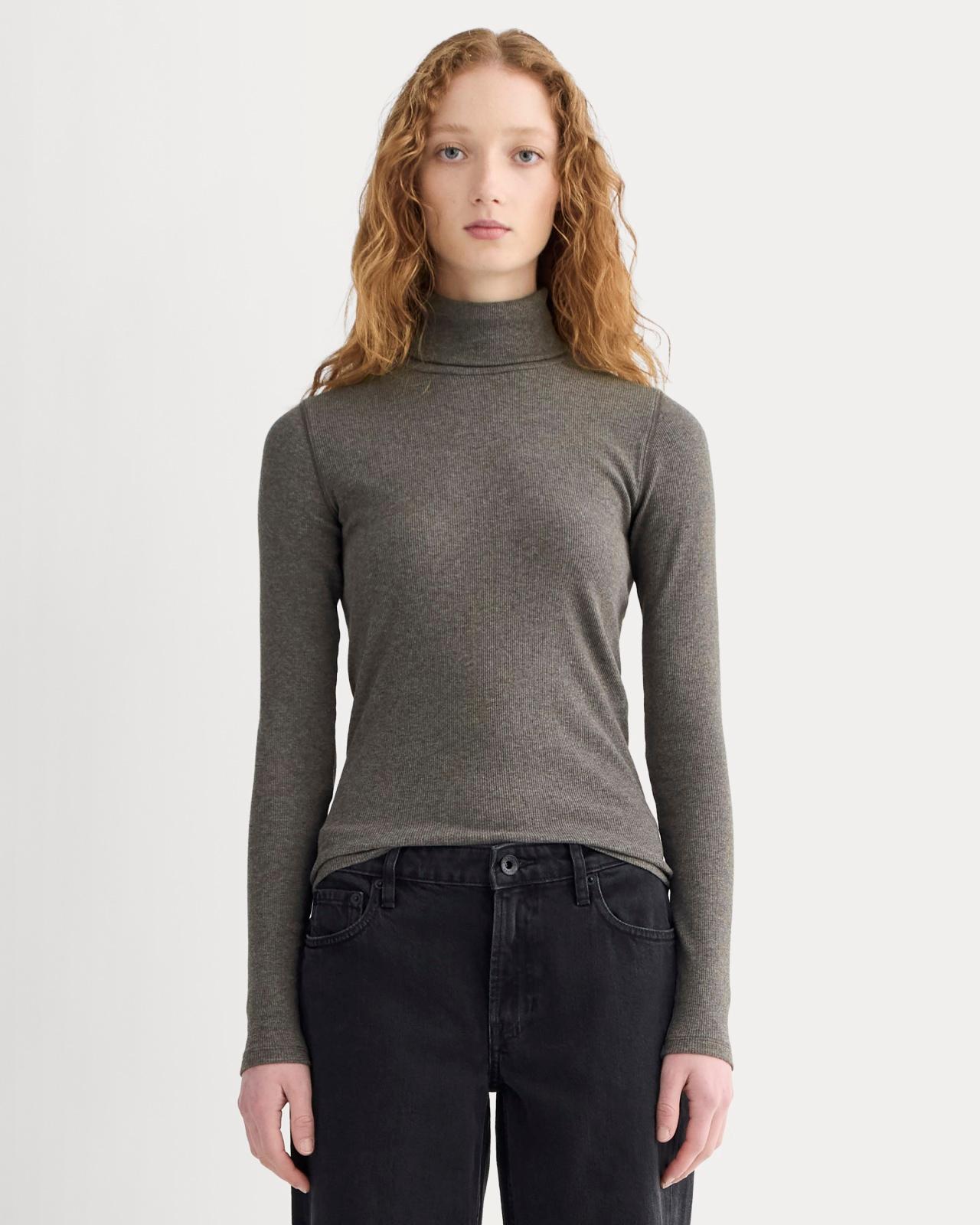Womens Luxe Rib Turtleneck Sweater by Everlane Product Image